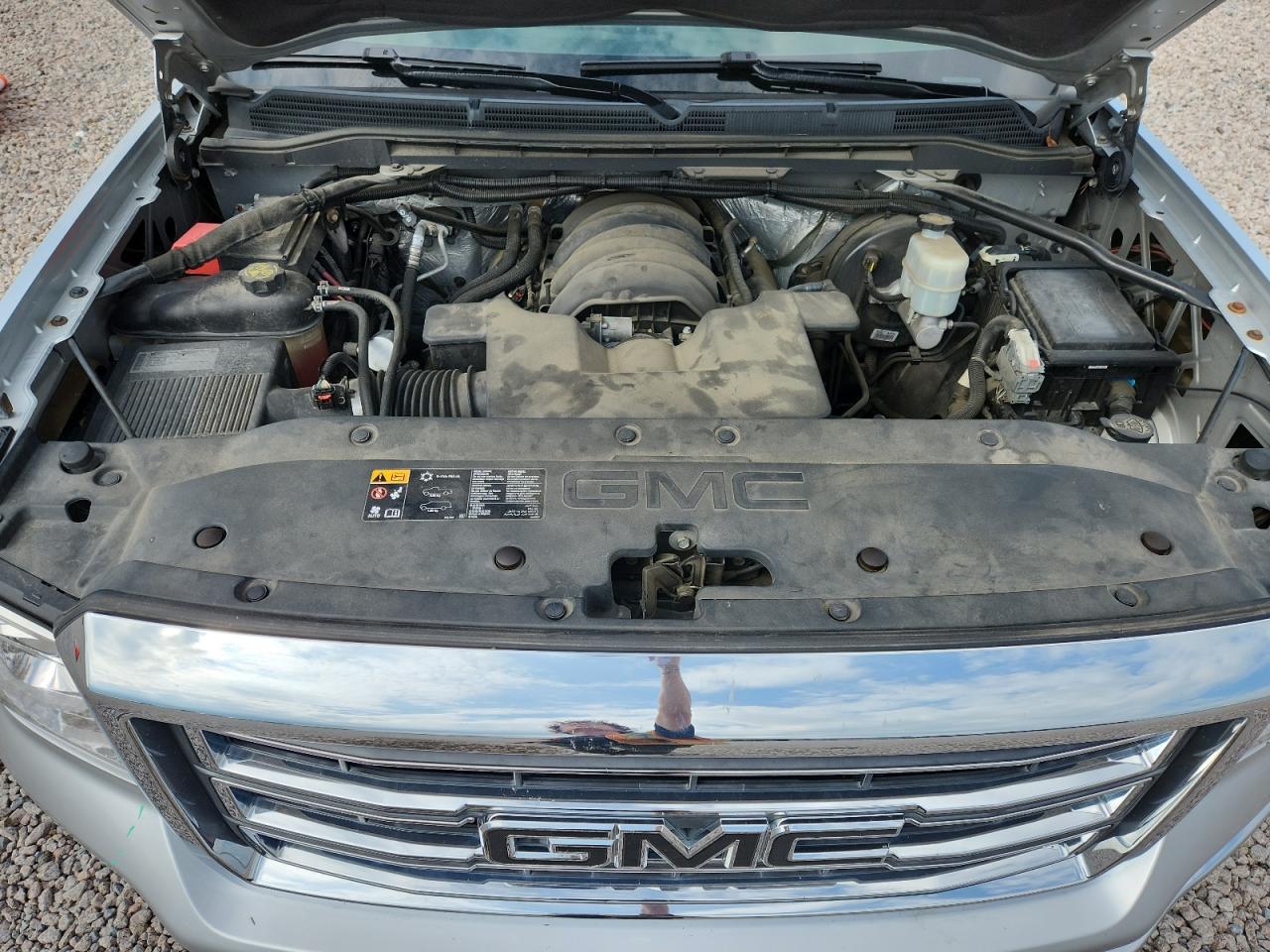 2014 Gmc Sierra K1500 Slt Silver vin: 3GTU2VEC7EG198381
