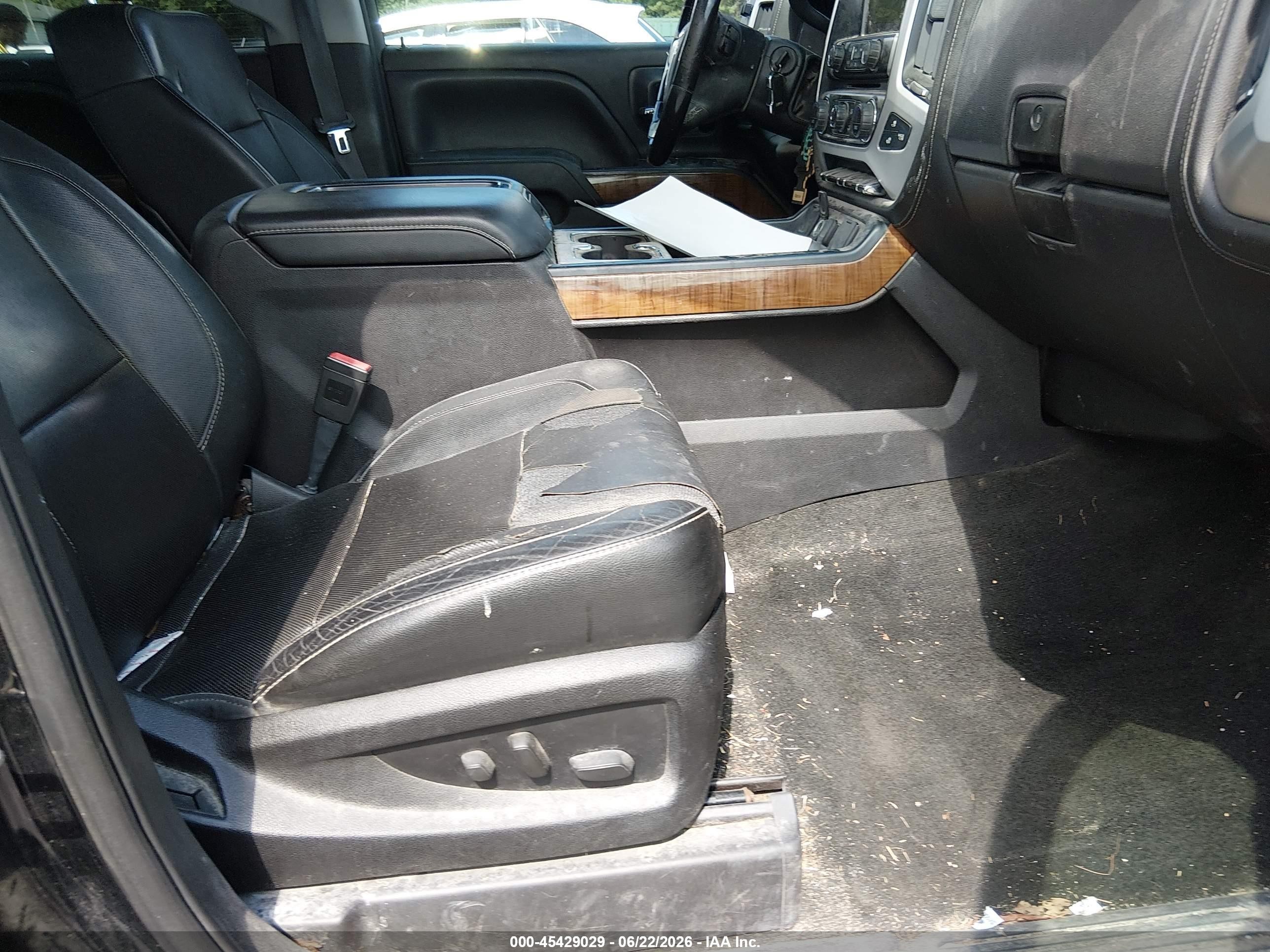 2014 Gmc Sierra 1500 Slt Black vin: 3GTU2VEC7EG206995