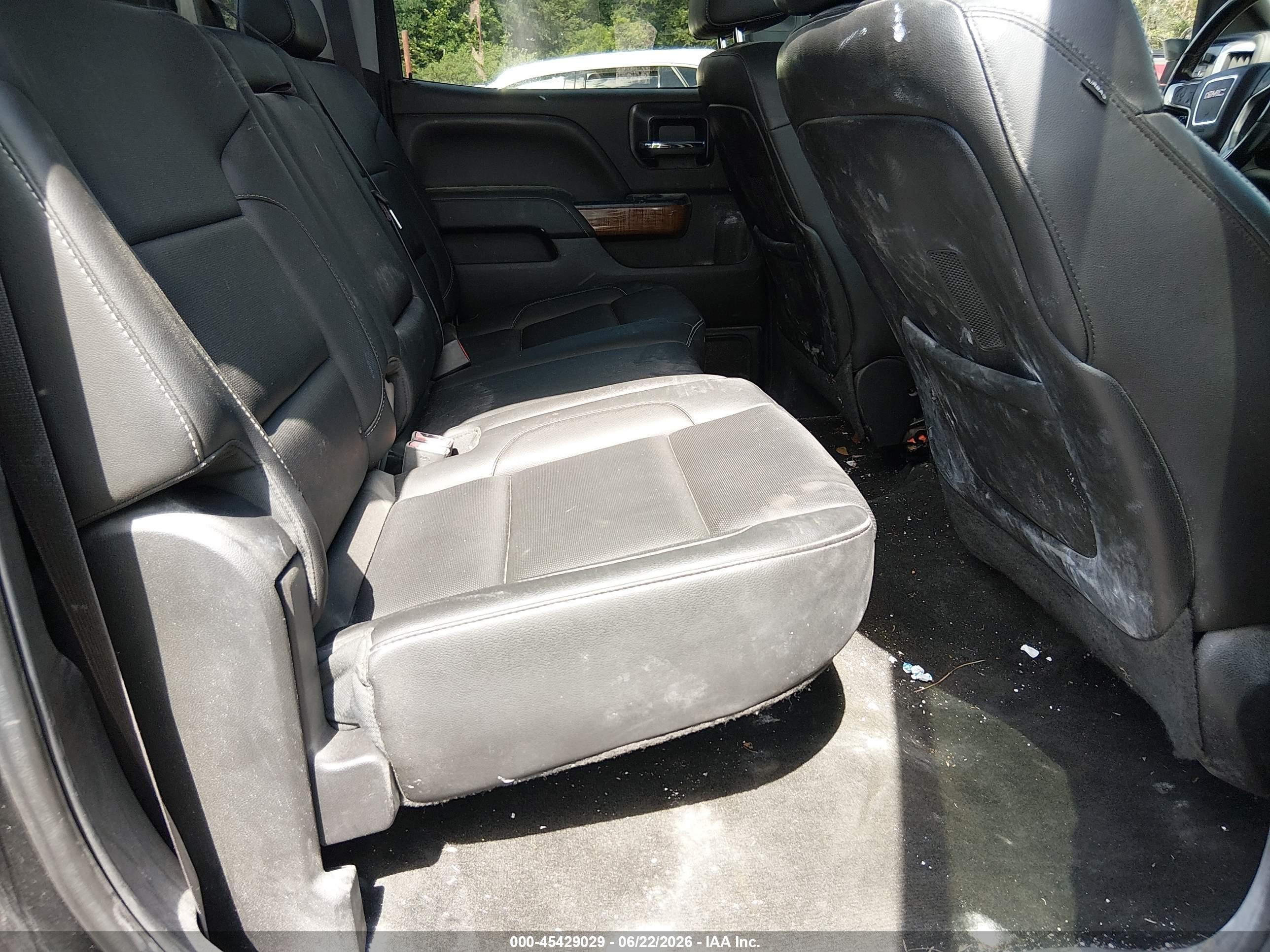 2014 Gmc Sierra 1500 Slt Black vin: 3GTU2VEC7EG206995