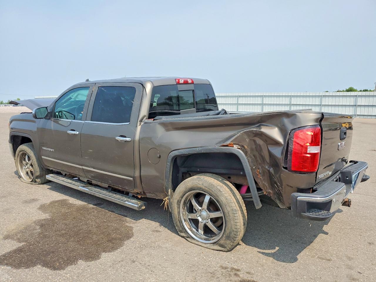 2014 Gmc Sierra K1500 Slt Brown vin: 3GTU2VEC7EG215096
