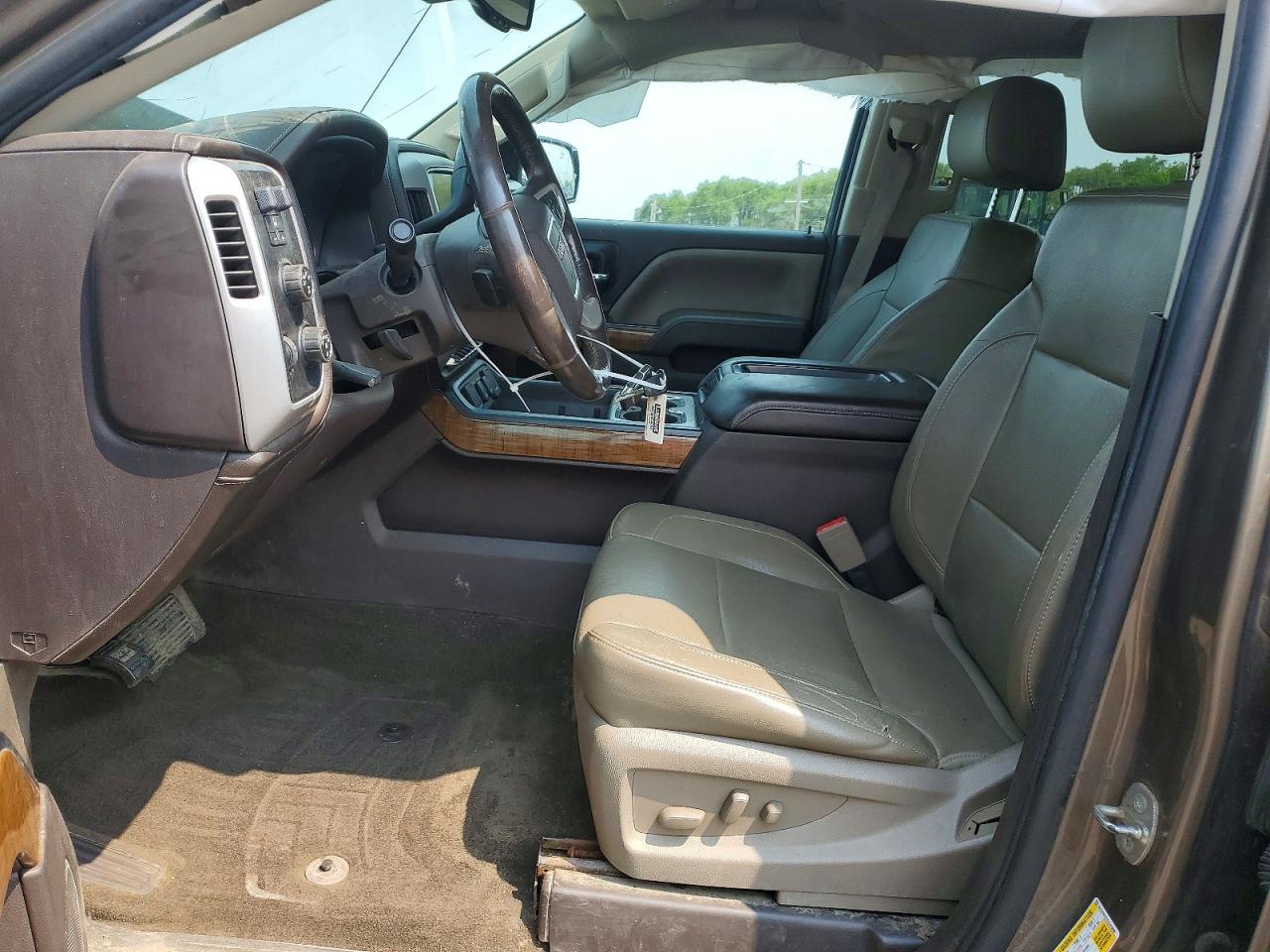 2014 Gmc Sierra K1500 Slt Brown vin: 3GTU2VEC7EG215096