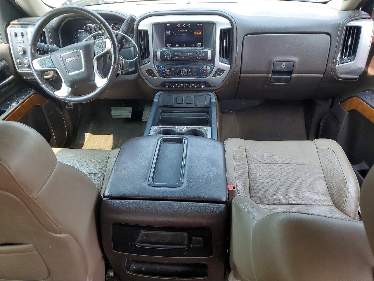 2014 Gmc Sierra K1500 Slt Brown vin: 3GTU2VEC7EG215096