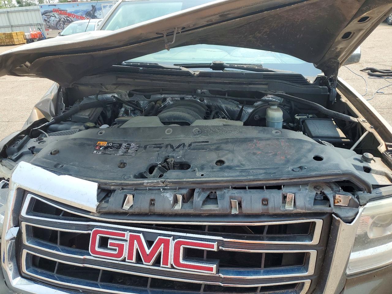 2014 Gmc Sierra K1500 Slt Brown vin: 3GTU2VEC7EG215096