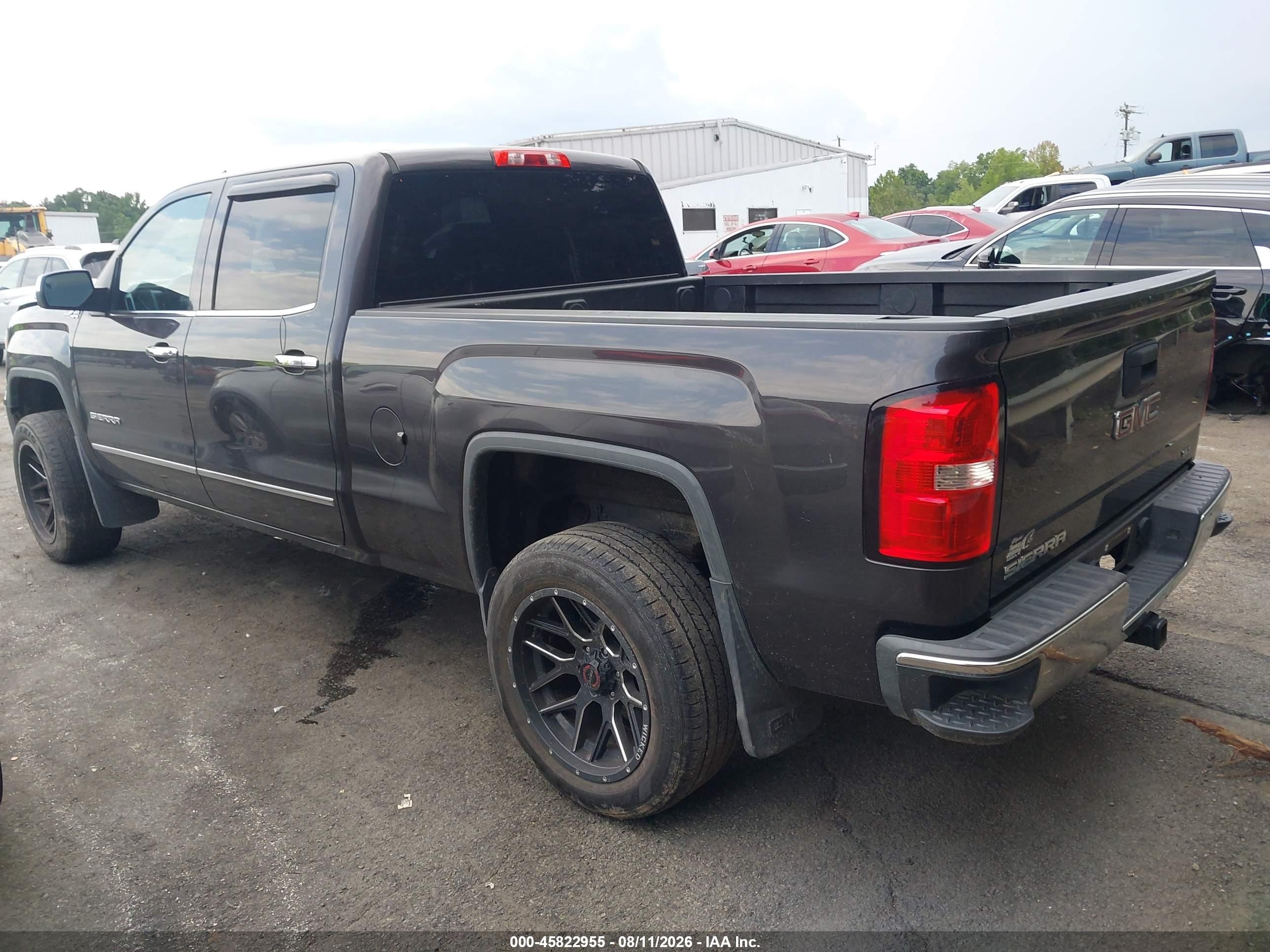 2014 Gmc Sierra 1500 Slt Серый vin: 3GTU2VEC7EG262905