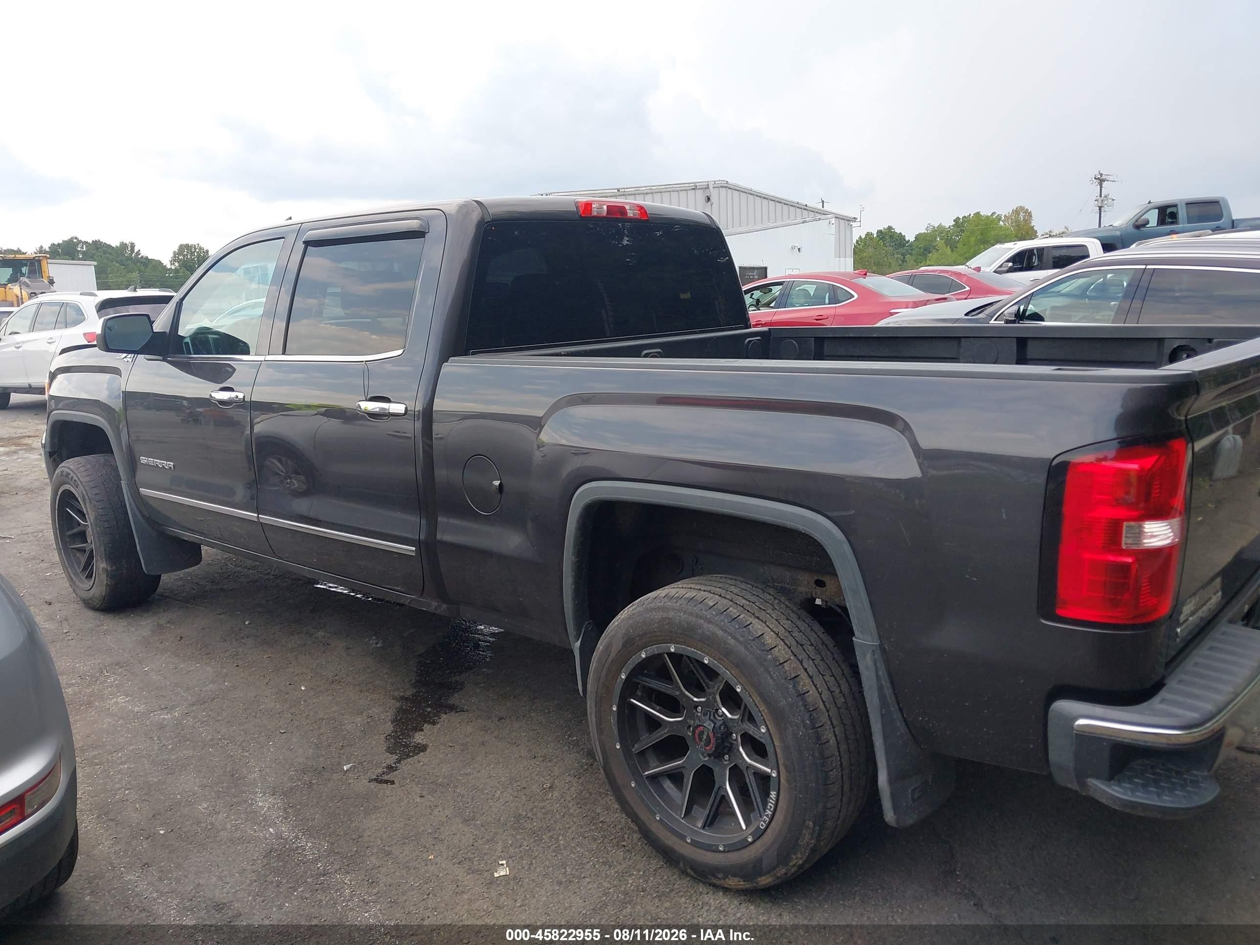2014 Gmc Sierra 1500 Slt Серый vin: 3GTU2VEC7EG262905