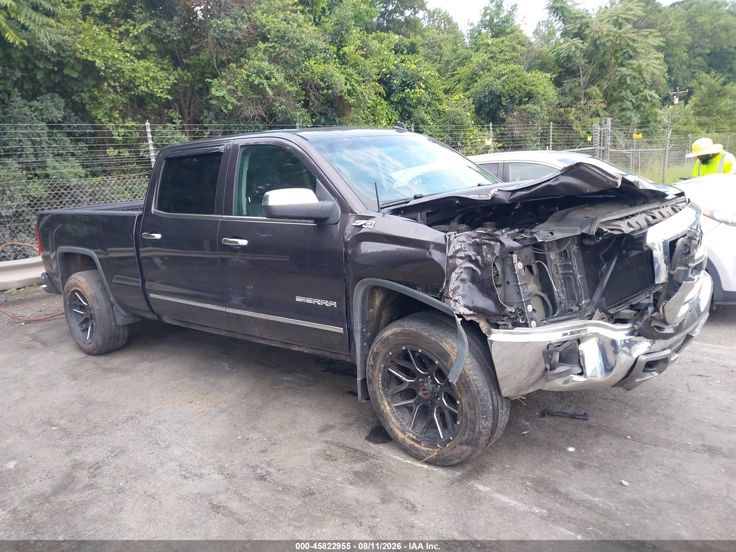 2014 Gmc Sierra 1500 Slt Серый vin: 3GTU2VEC7EG262905