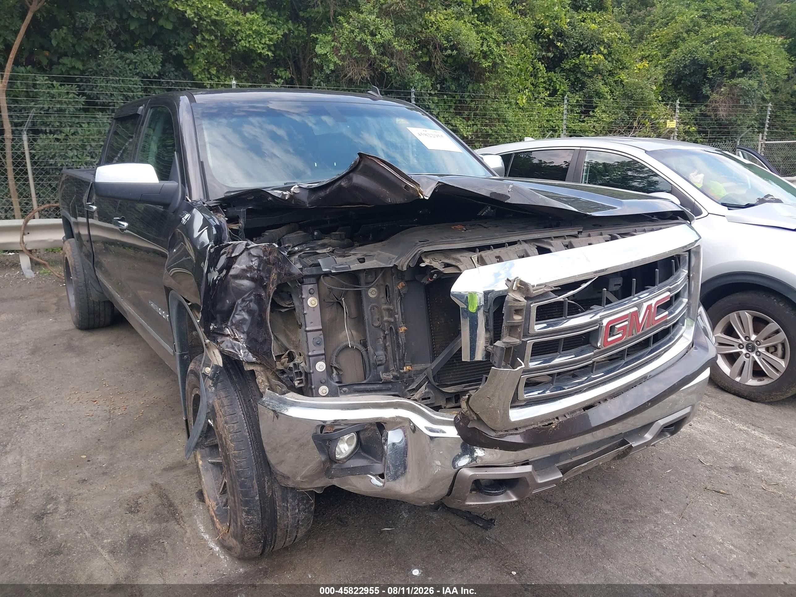 2014 Gmc Sierra 1500 Slt Серый vin: 3GTU2VEC7EG262905