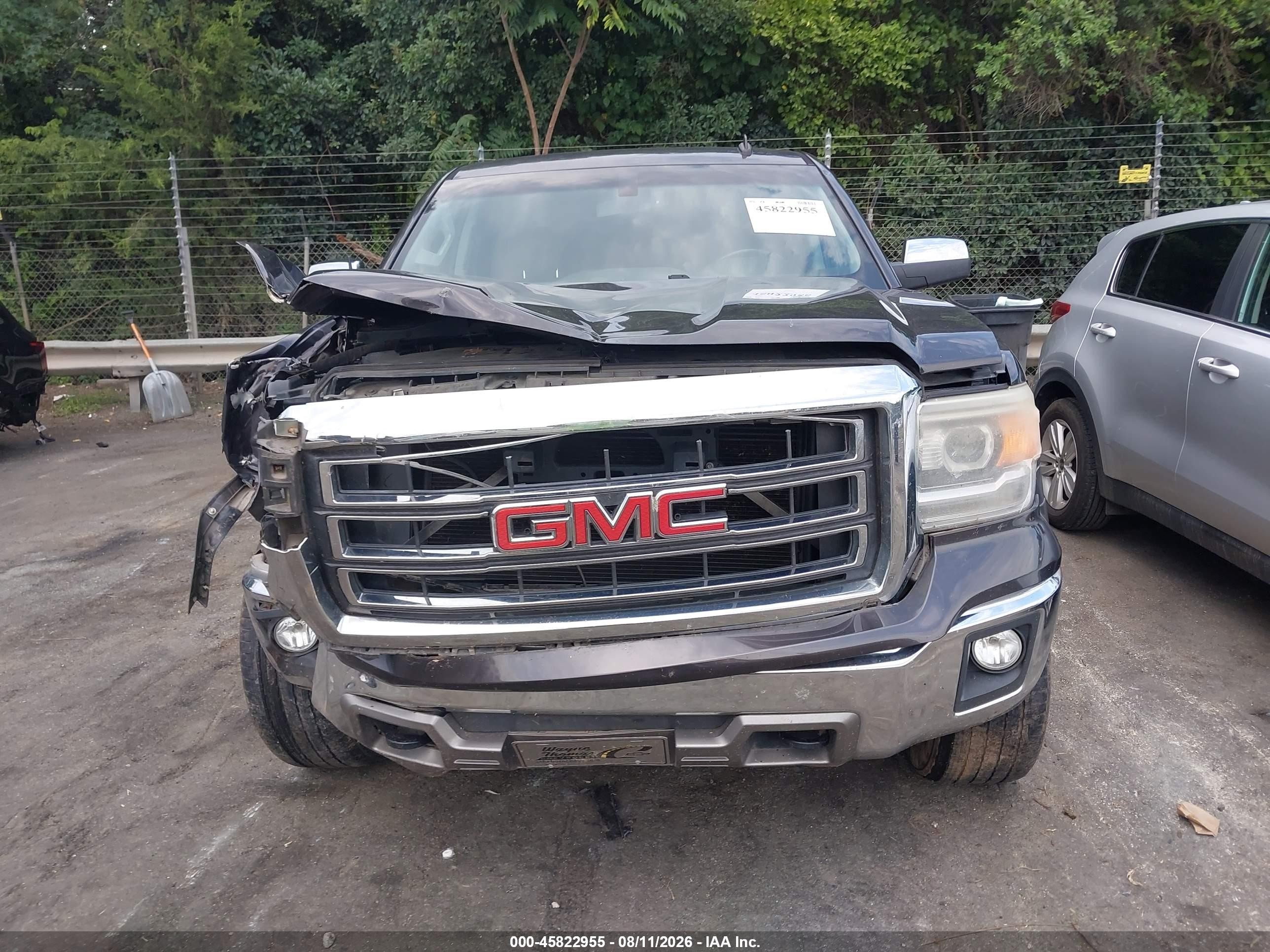 2014 Gmc Sierra 1500 Slt Серый vin: 3GTU2VEC7EG262905