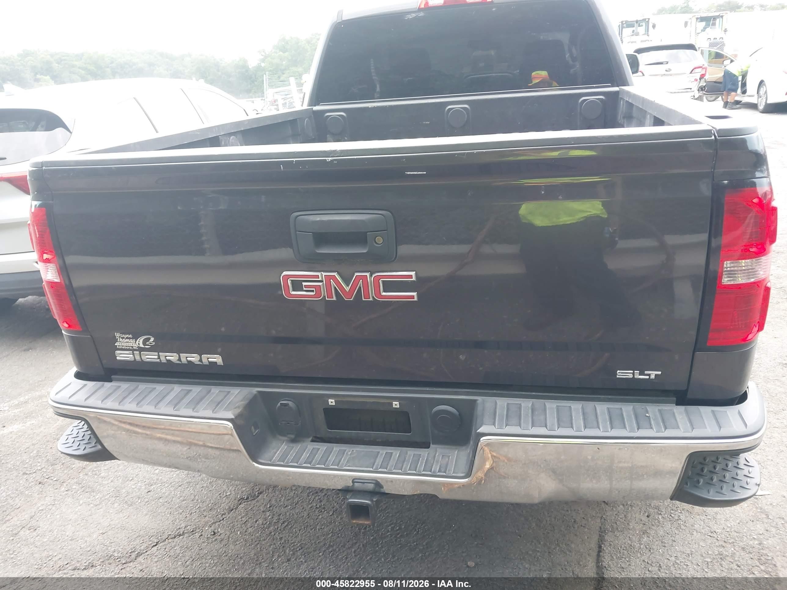 2014 Gmc Sierra 1500 Slt Серый vin: 3GTU2VEC7EG262905