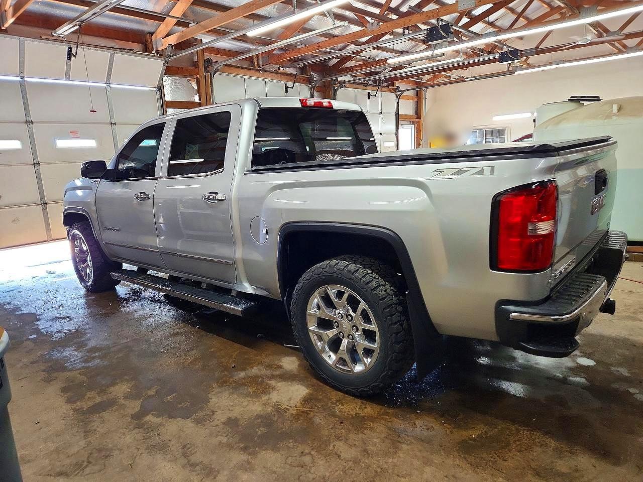 2014 Gmc Sierra K1500 Slt Silver vin: 3GTU2VEC7EG453840
