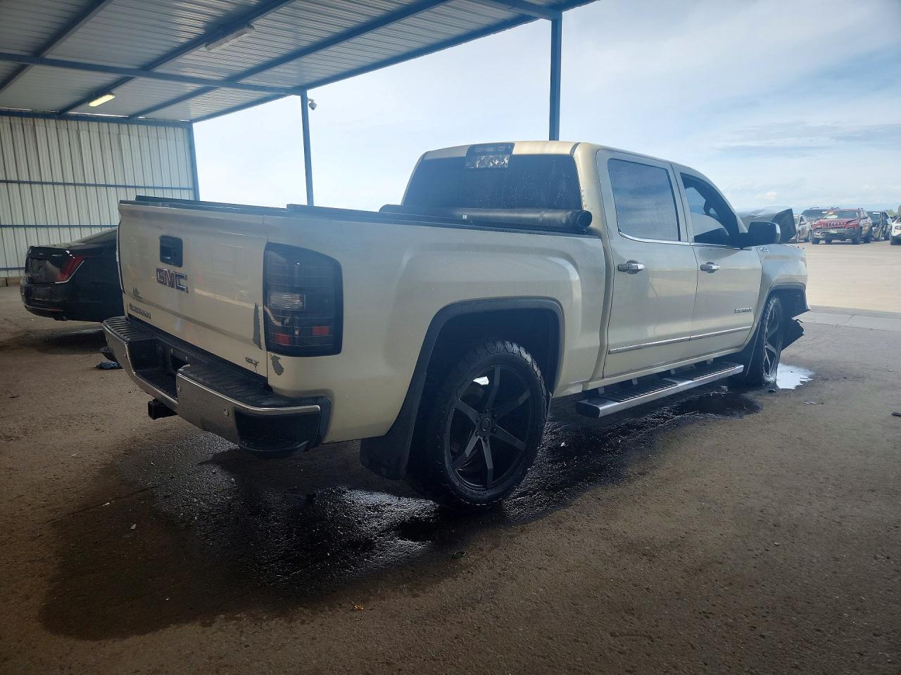 2014 Gmc Sierra K1500 Slt Белый vin: 3GTU2VEC7EG547197