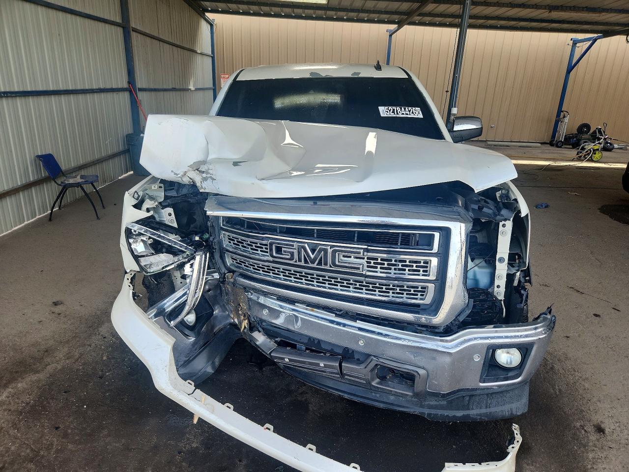 2014 Gmc Sierra K1500 Slt Белый vin: 3GTU2VEC7EG547197