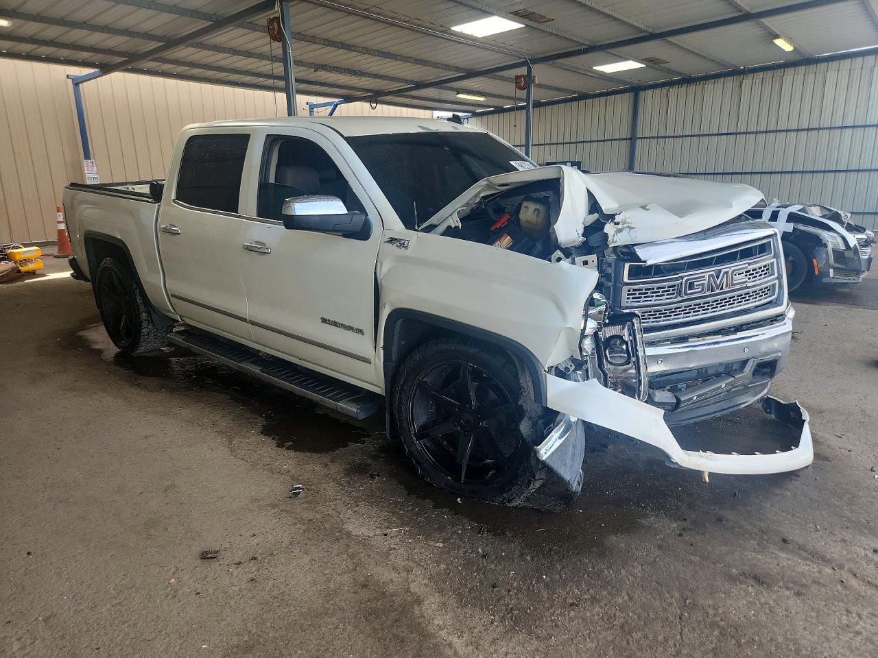 2014 Gmc Sierra K1500 Slt Белый vin: 3GTU2VEC7EG547197