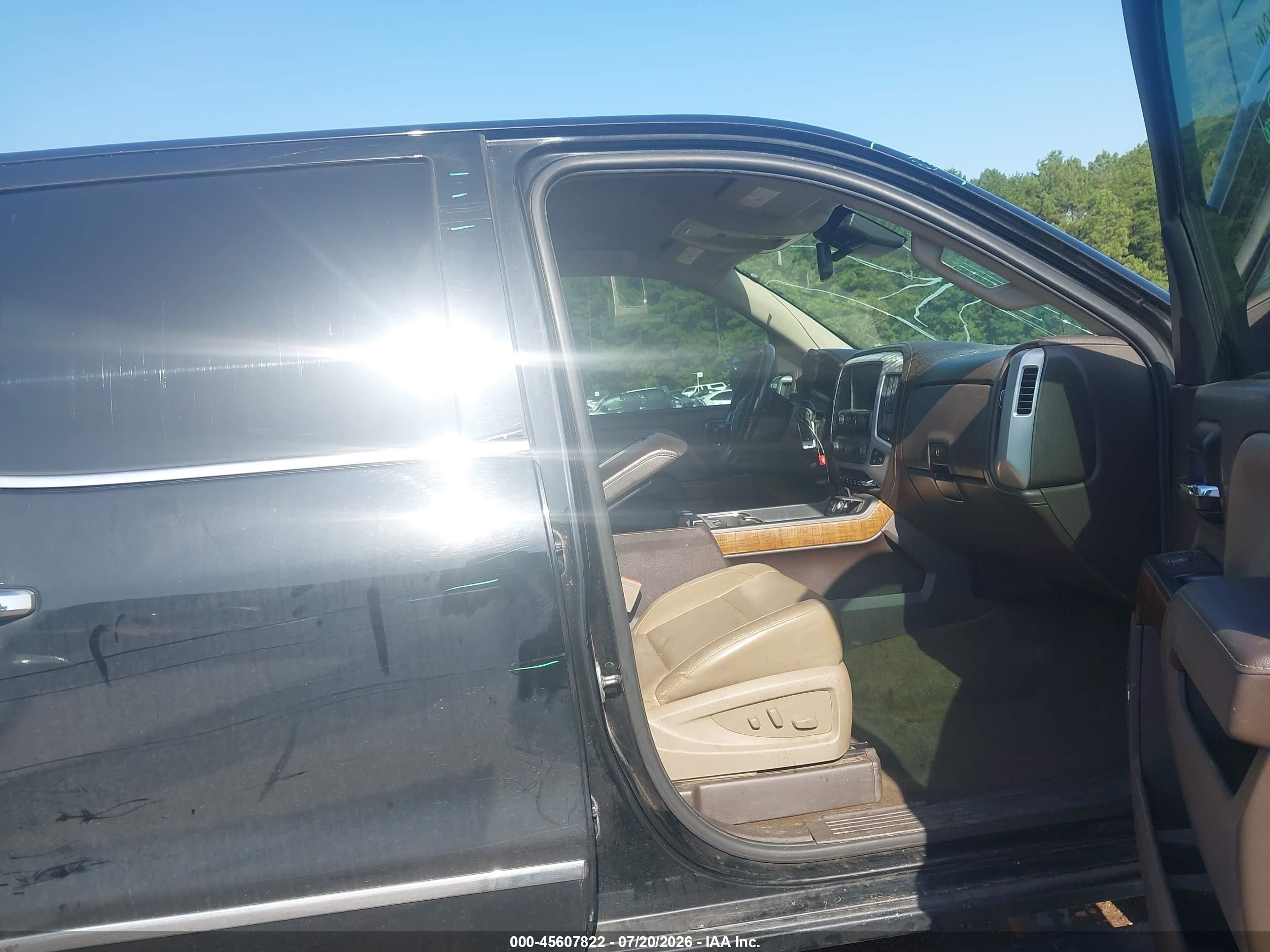 2014 Gmc Sierra 1500 Slt Black vin: 3GTU2VEC7EG555753