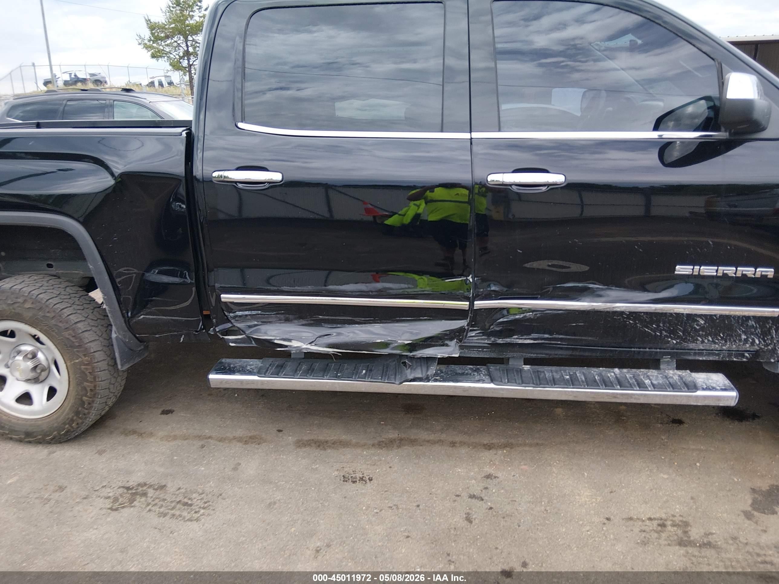 2014 Gmc Sierra 1500 Slt Черный vin: 3GTU2VEC7EG570303