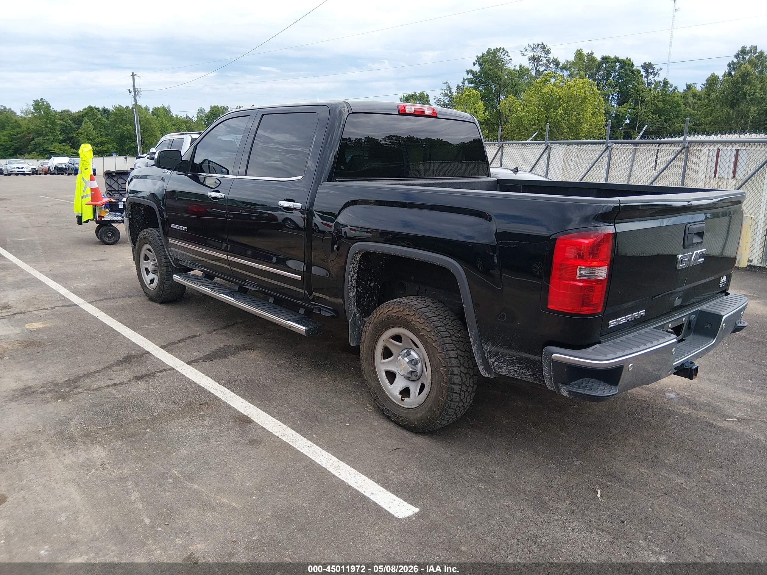 2014 Gmc Sierra 1500 Slt Черный vin: 3GTU2VEC7EG570303