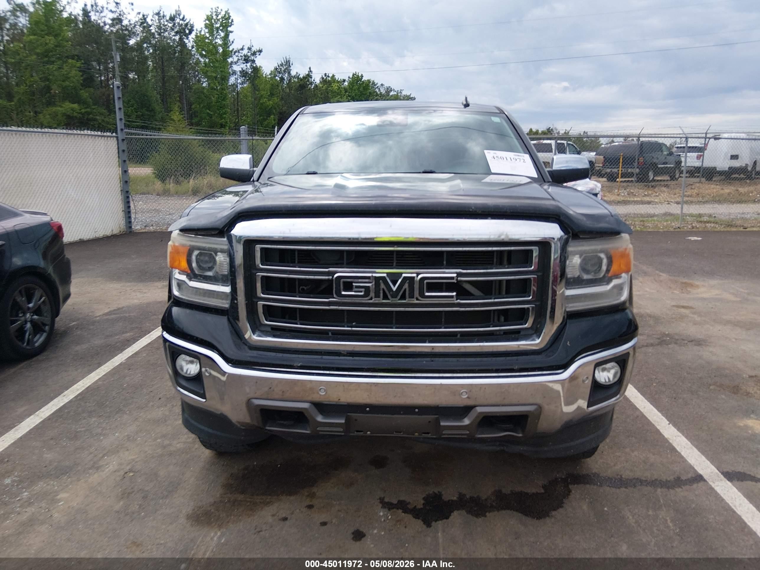2014 Gmc Sierra 1500 Slt Черный vin: 3GTU2VEC7EG570303