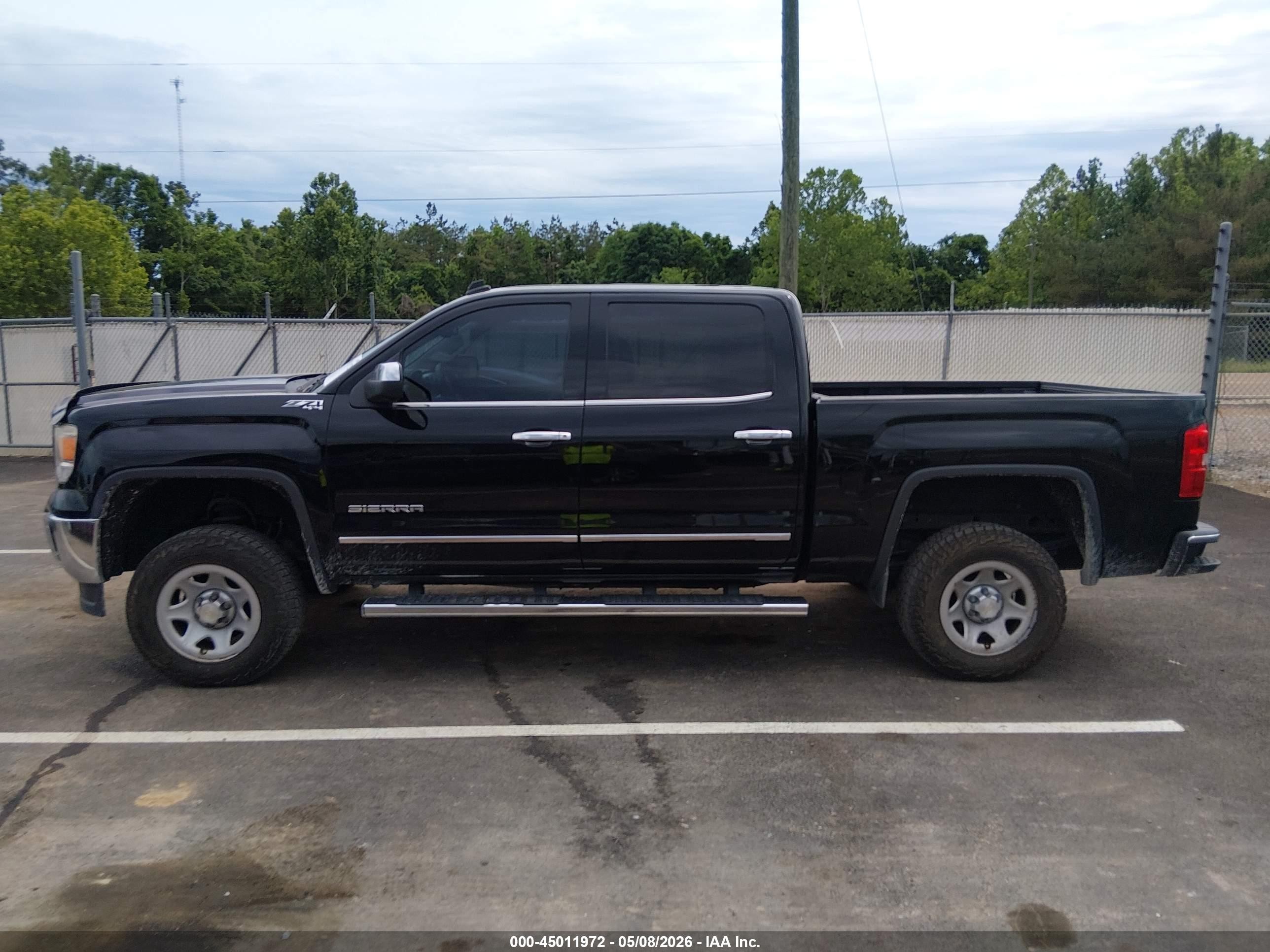 2014 Gmc Sierra 1500 Slt Черный vin: 3GTU2VEC7EG570303