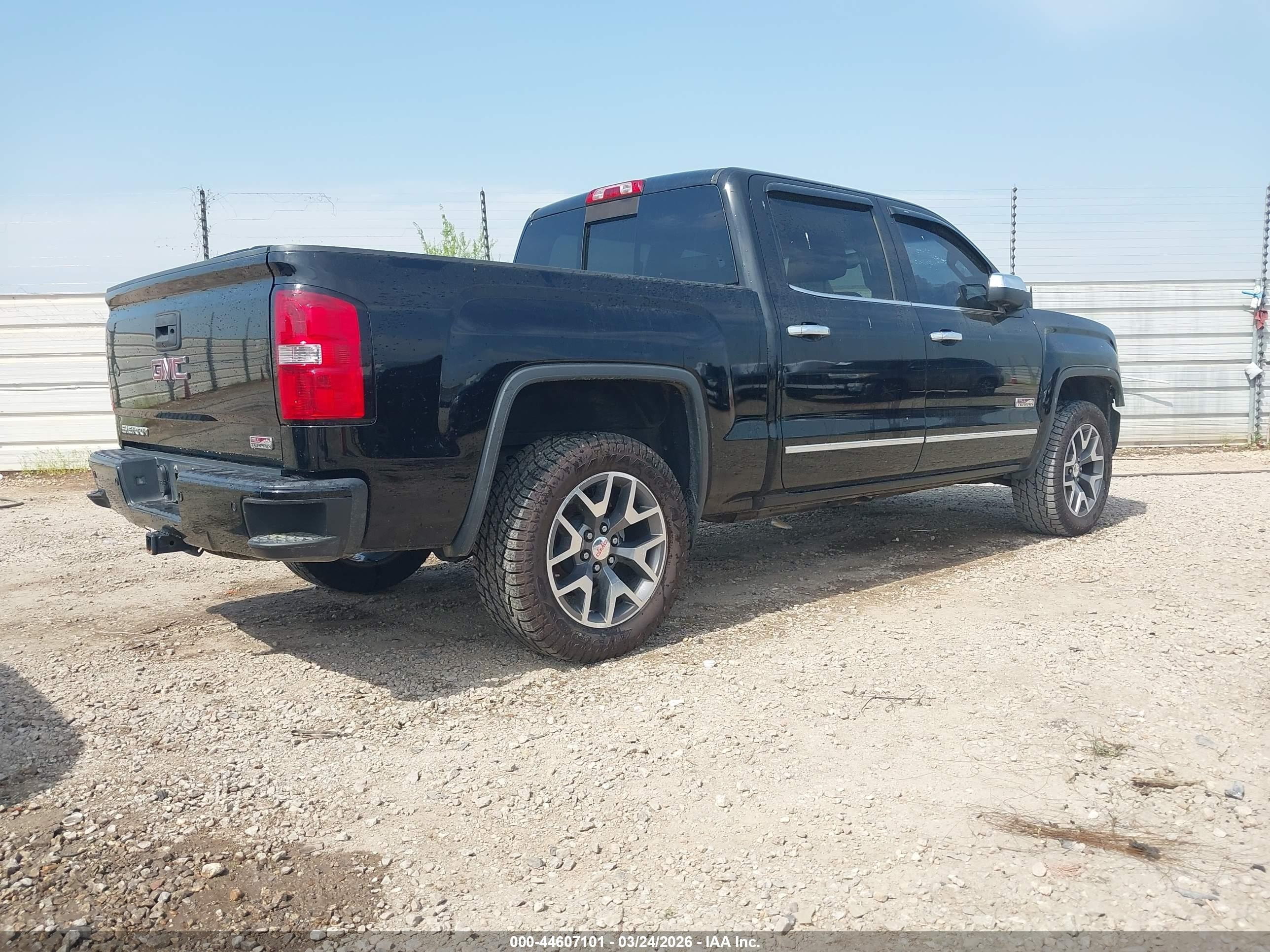 2015 Gmc Sierra 1500 Slt Black vin: 3GTU2VEC7FG123844