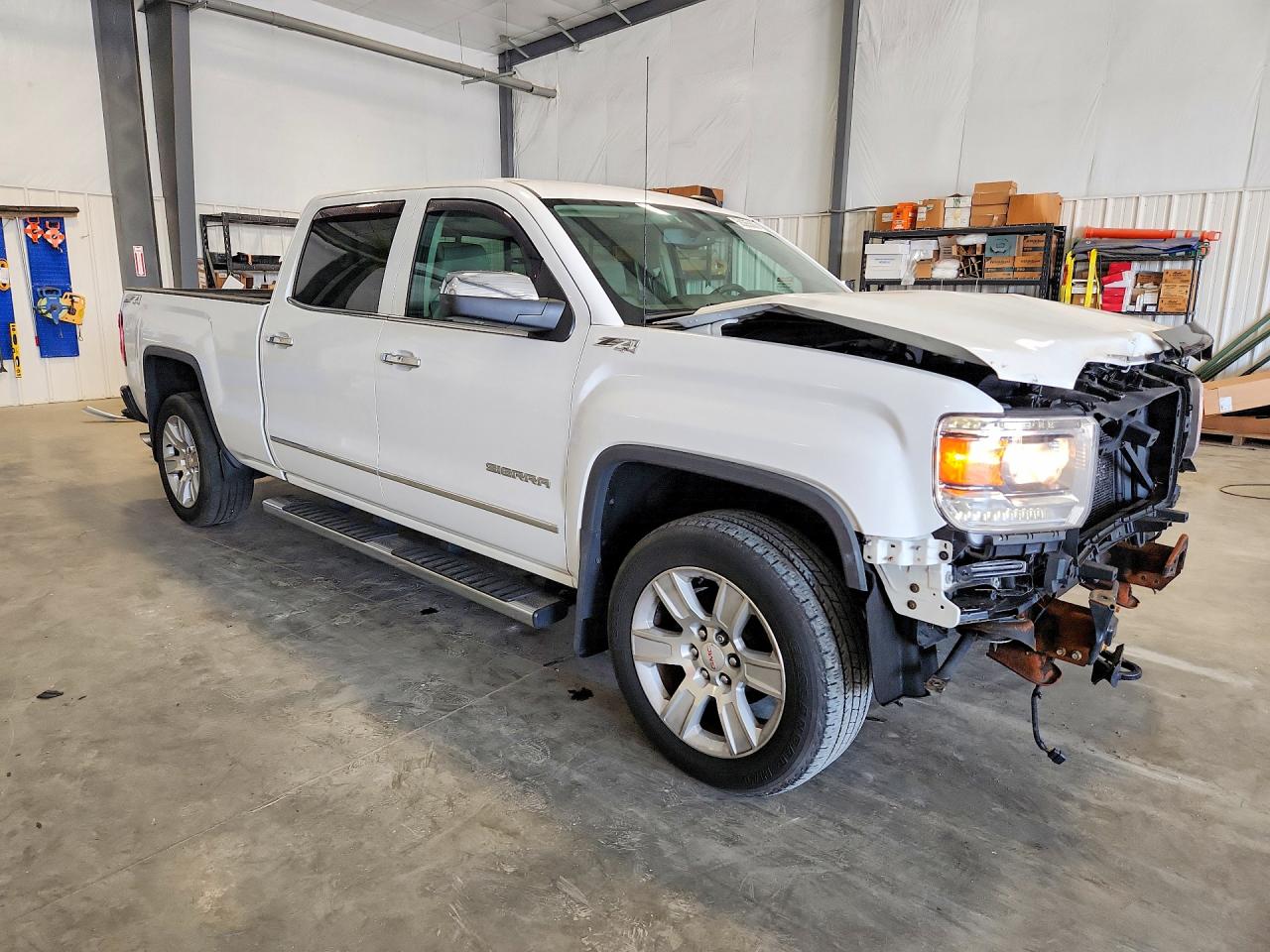 2015 Gmc Siera15004wd White vin: 3GTU2VEC7FG172882