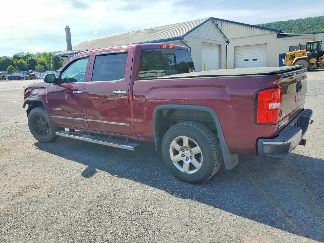 2015 Gmc Sierra K1500 Slt Red vin: 3GTU2VEC7FG182229