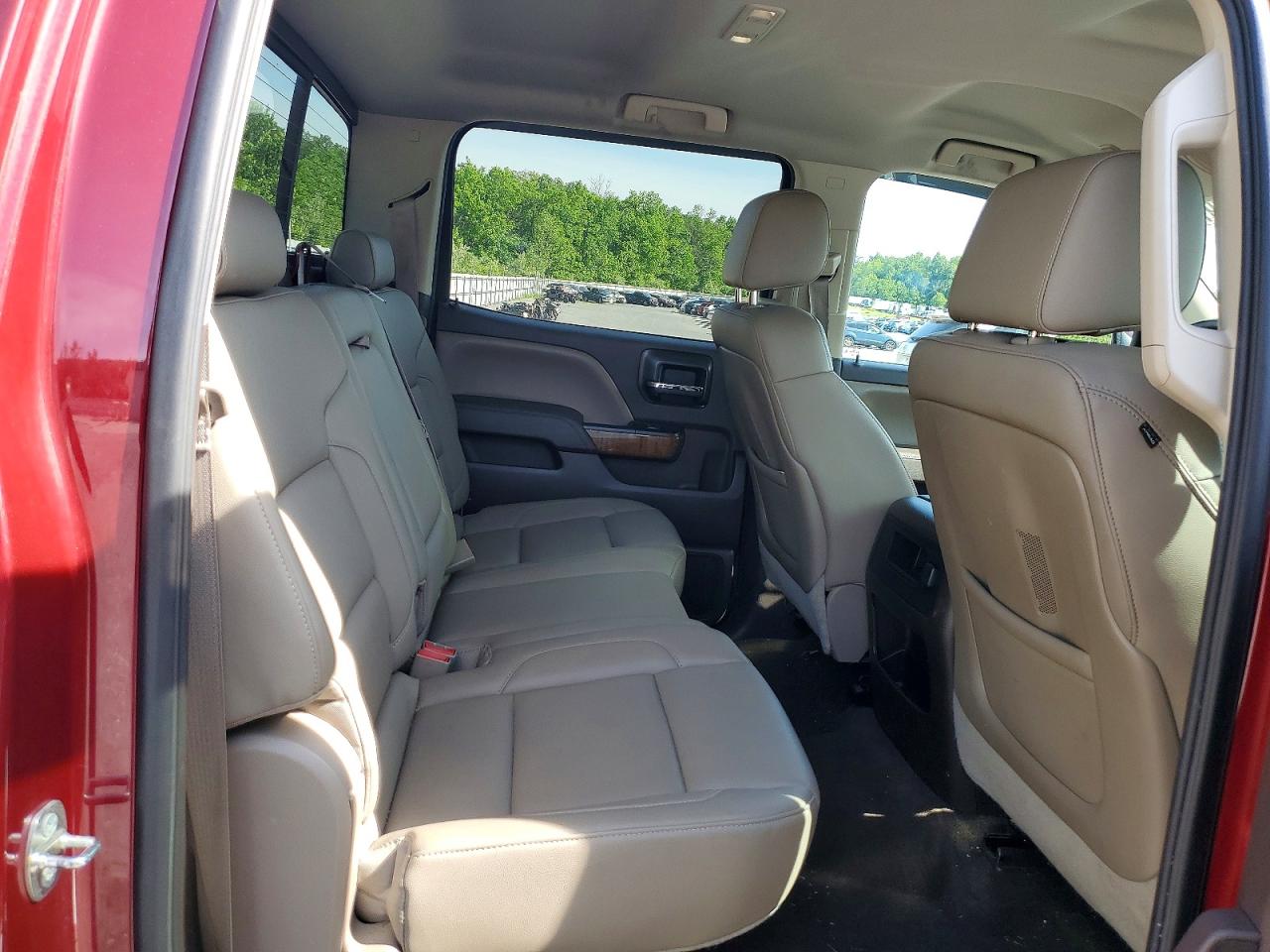 2015 Gmc Sierra K1500 Slt Red vin: 3GTU2VEC7FG182229