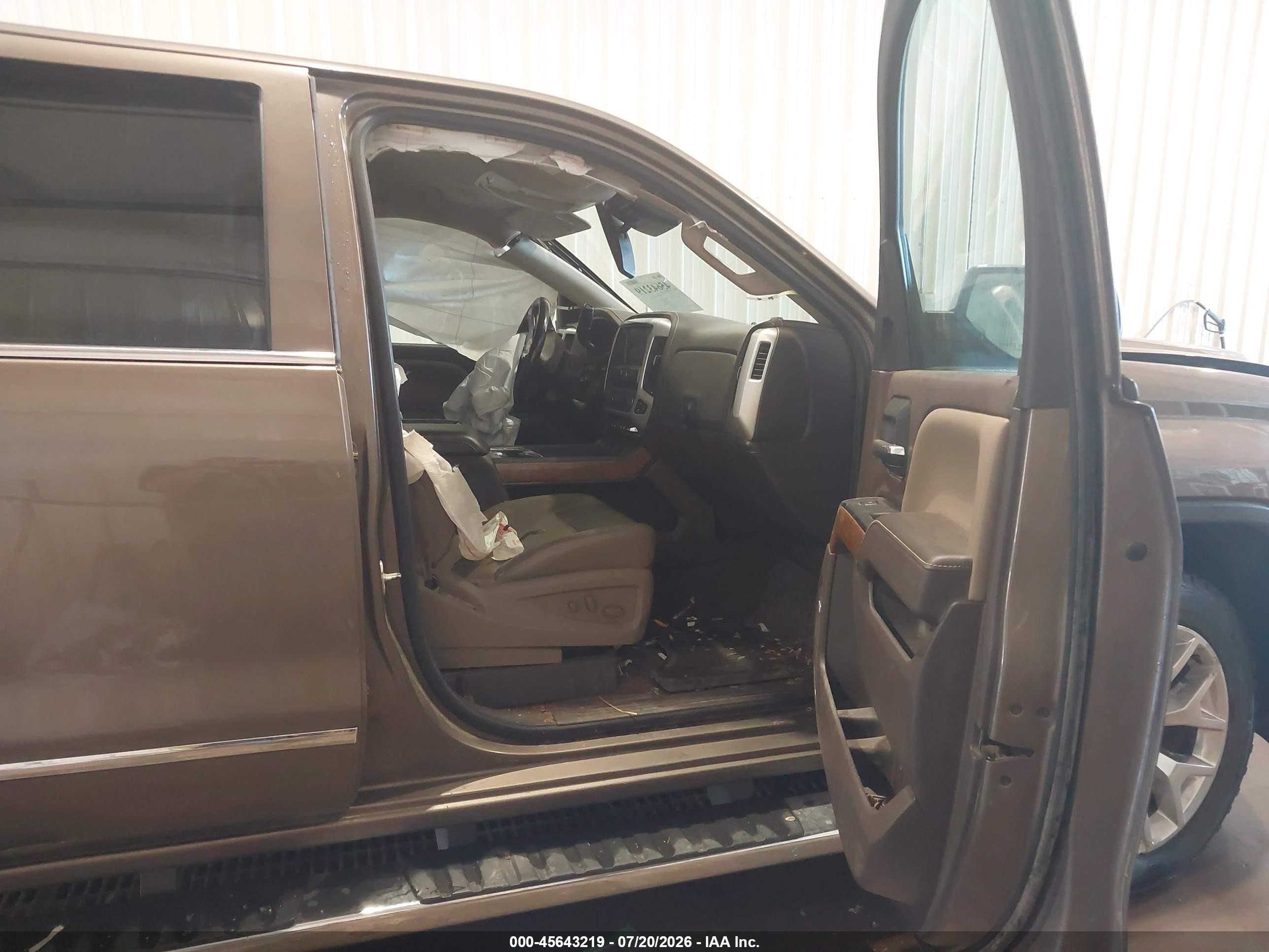 2015 Gmc Sierra 1500 Slt Коричневый vin: 3GTU2VEC7FG238380