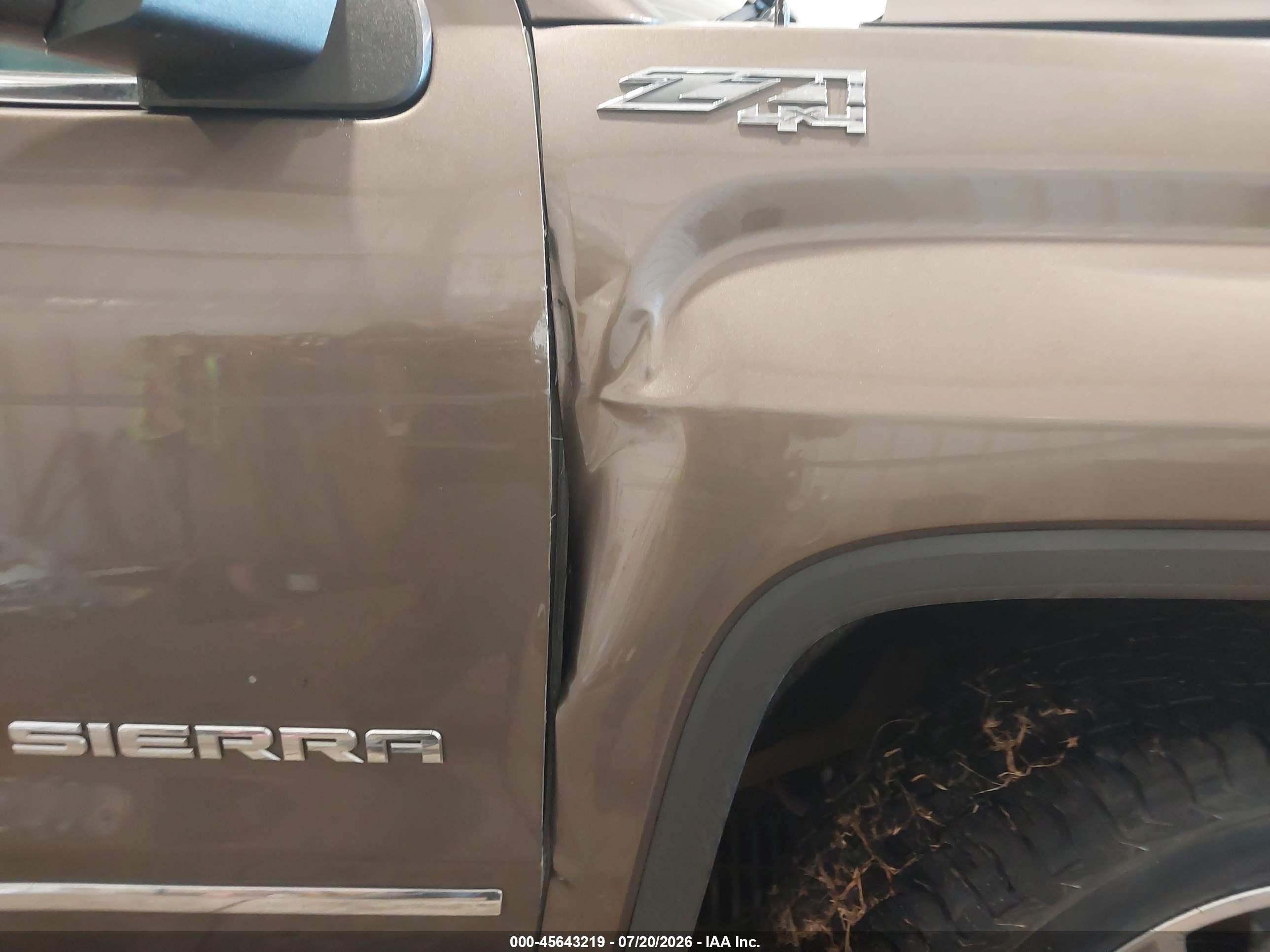 2015 Gmc Sierra 1500 Slt Коричневый vin: 3GTU2VEC7FG238380