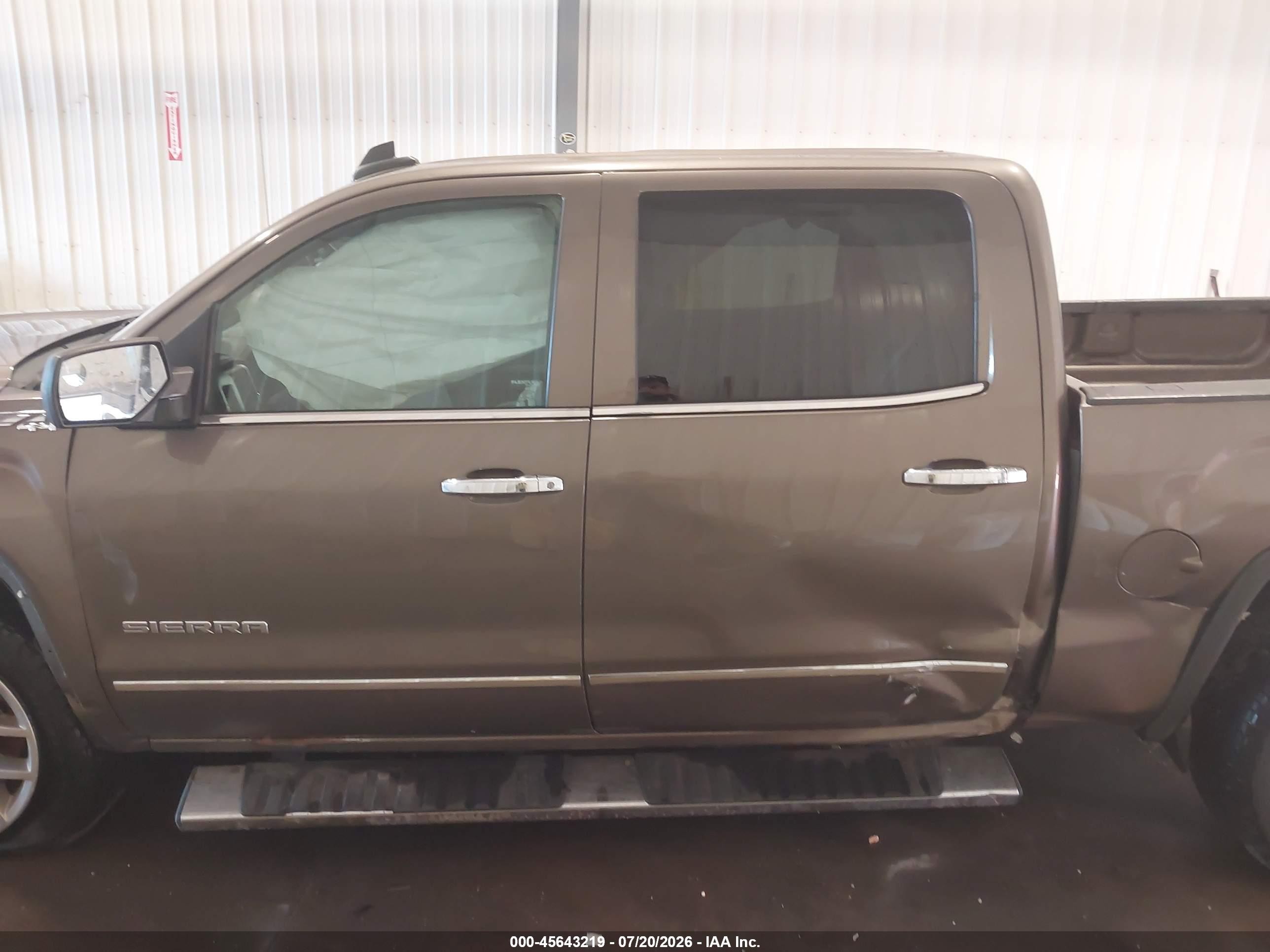 2015 Gmc Sierra 1500 Slt Коричневый vin: 3GTU2VEC7FG238380