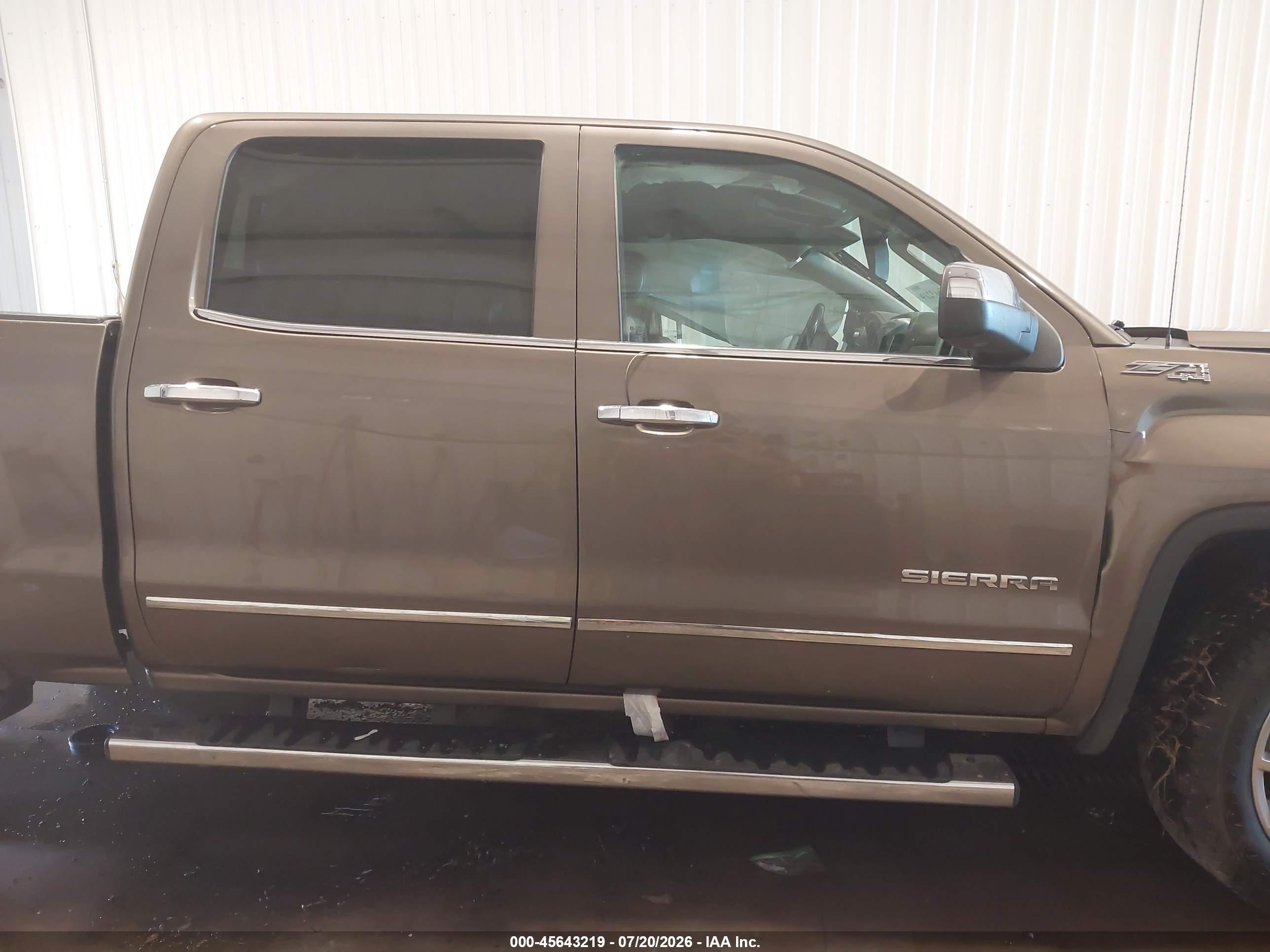 2015 Gmc Sierra 1500 Slt Коричневый vin: 3GTU2VEC7FG238380
