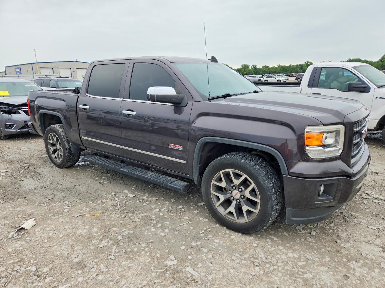 2015 Gmc Sierra K1500 Slt Gray vin: 3GTU2VEC7FG253879
