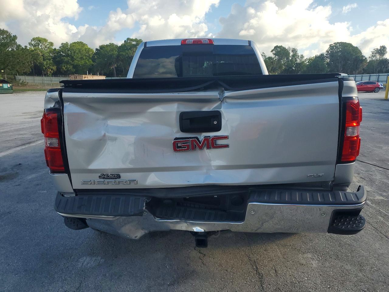 2015 Gmc Sierra K1500 Slt Silver vin: 3GTU2VEC7FG302045
