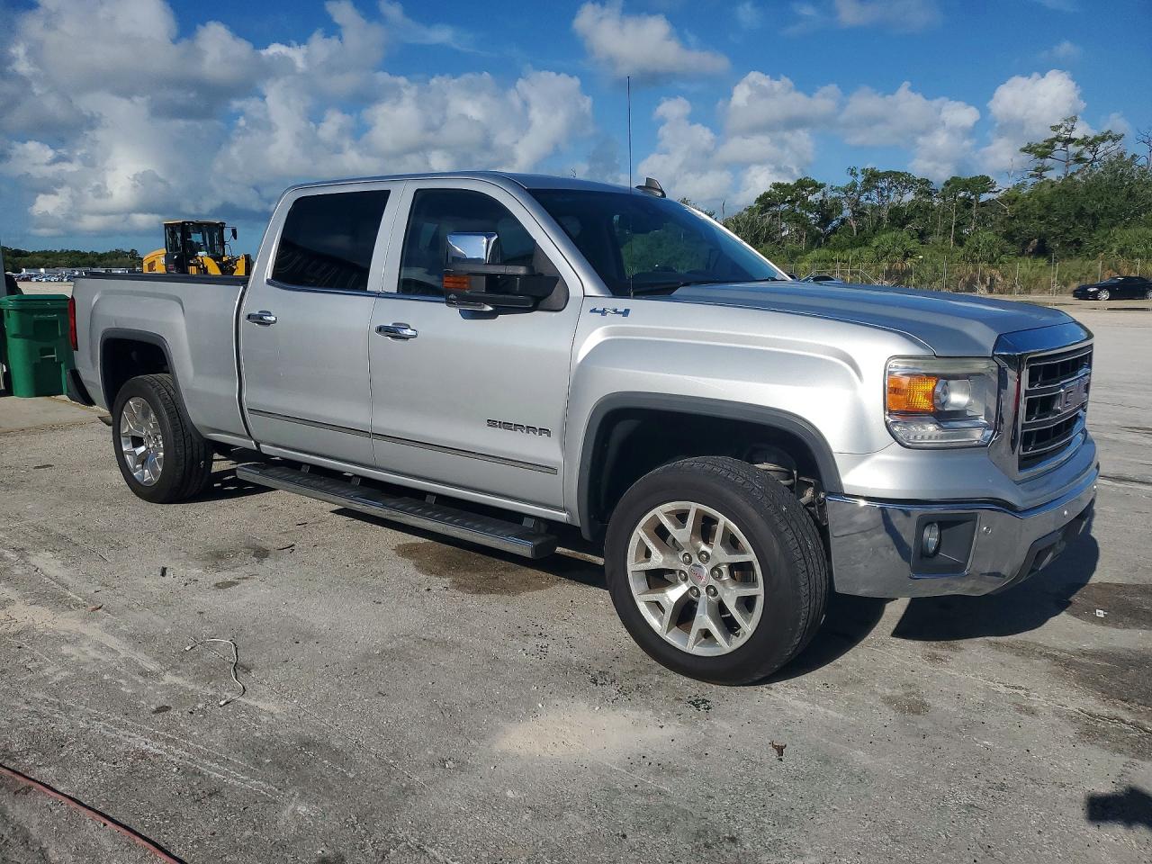 2015 Gmc Sierra K1500 Slt Silver vin: 3GTU2VEC7FG302045