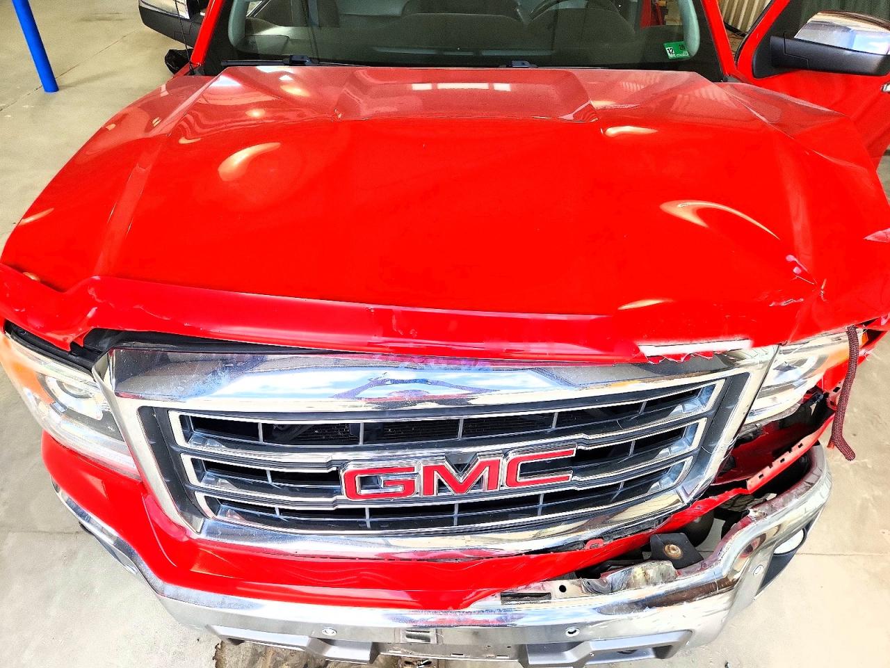2015 Gmc Sierra K1500 Slt Red vin: 3GTU2VEC7FG413629