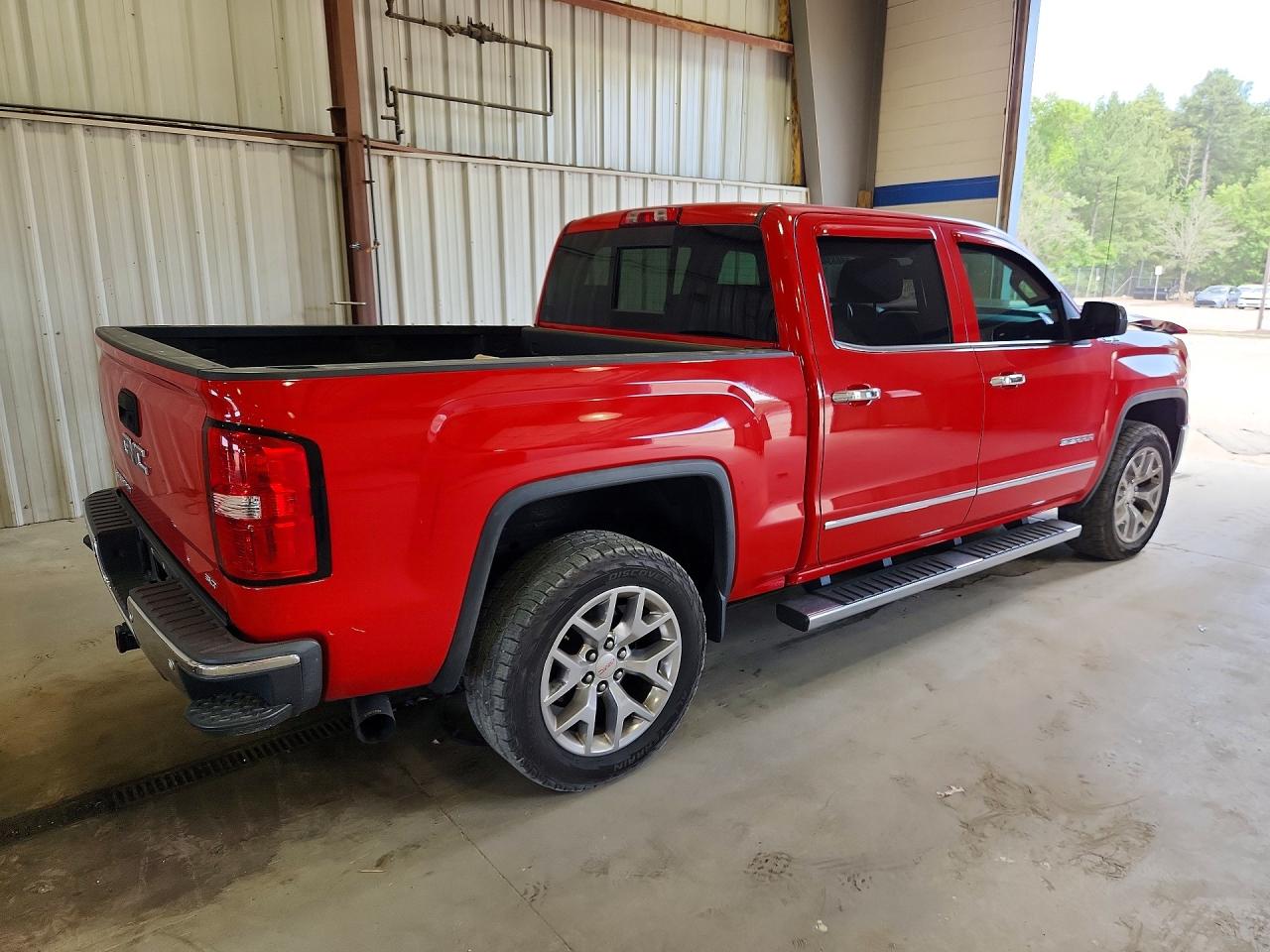 2015 Gmc Sierra K1500 Slt Red vin: 3GTU2VEC7FG413629