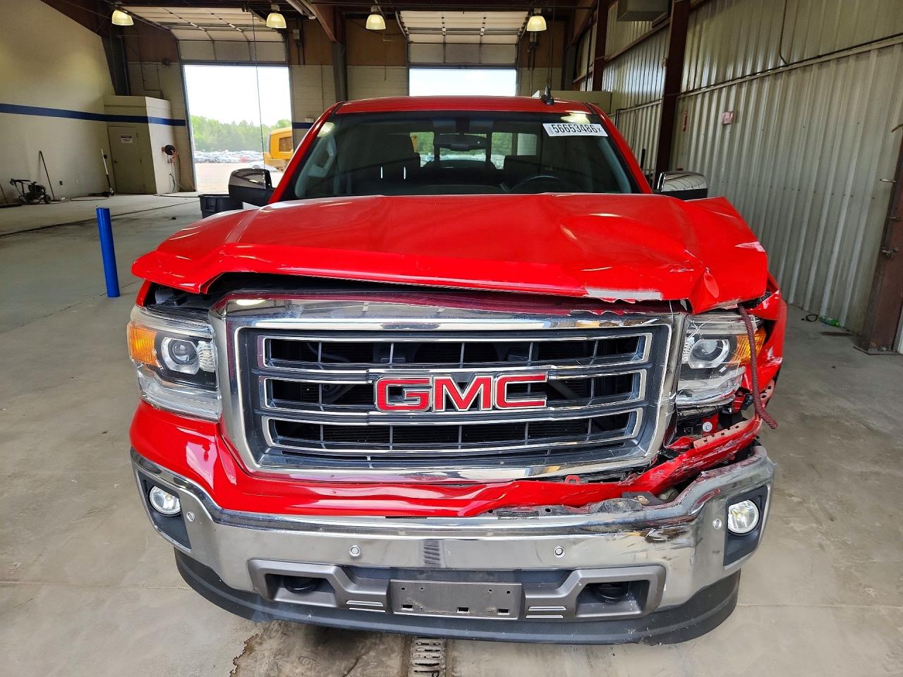 2015 Gmc Sierra K1500 Slt Red vin: 3GTU2VEC7FG413629