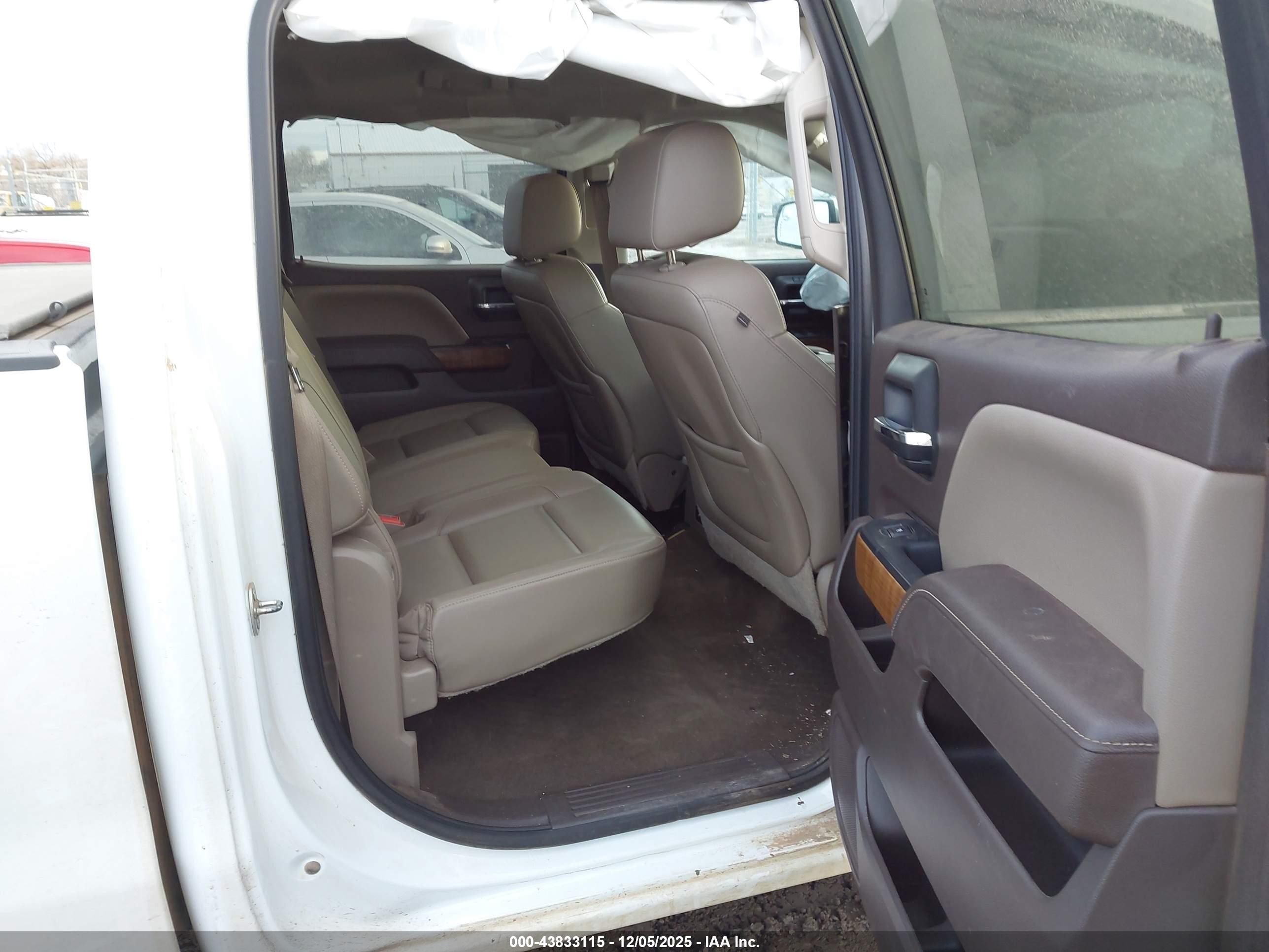 2015 Gmc Sierra 1500 Slt White vin: 3GTU2VEC7FG429281