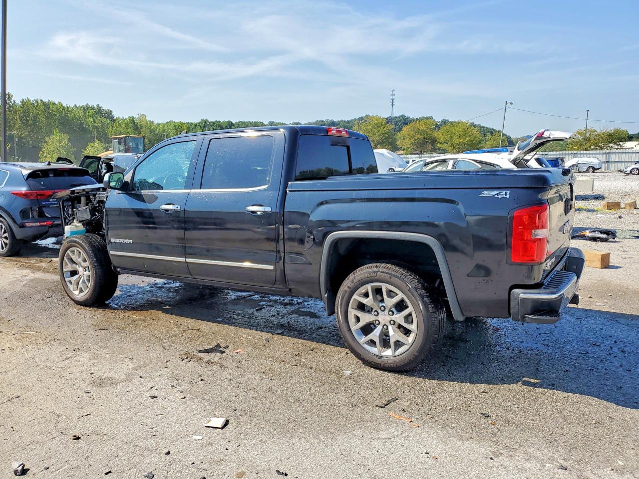 2015 Gmc Sierra K1500 Slt Black vin: 3GTU2VEC7FG461065