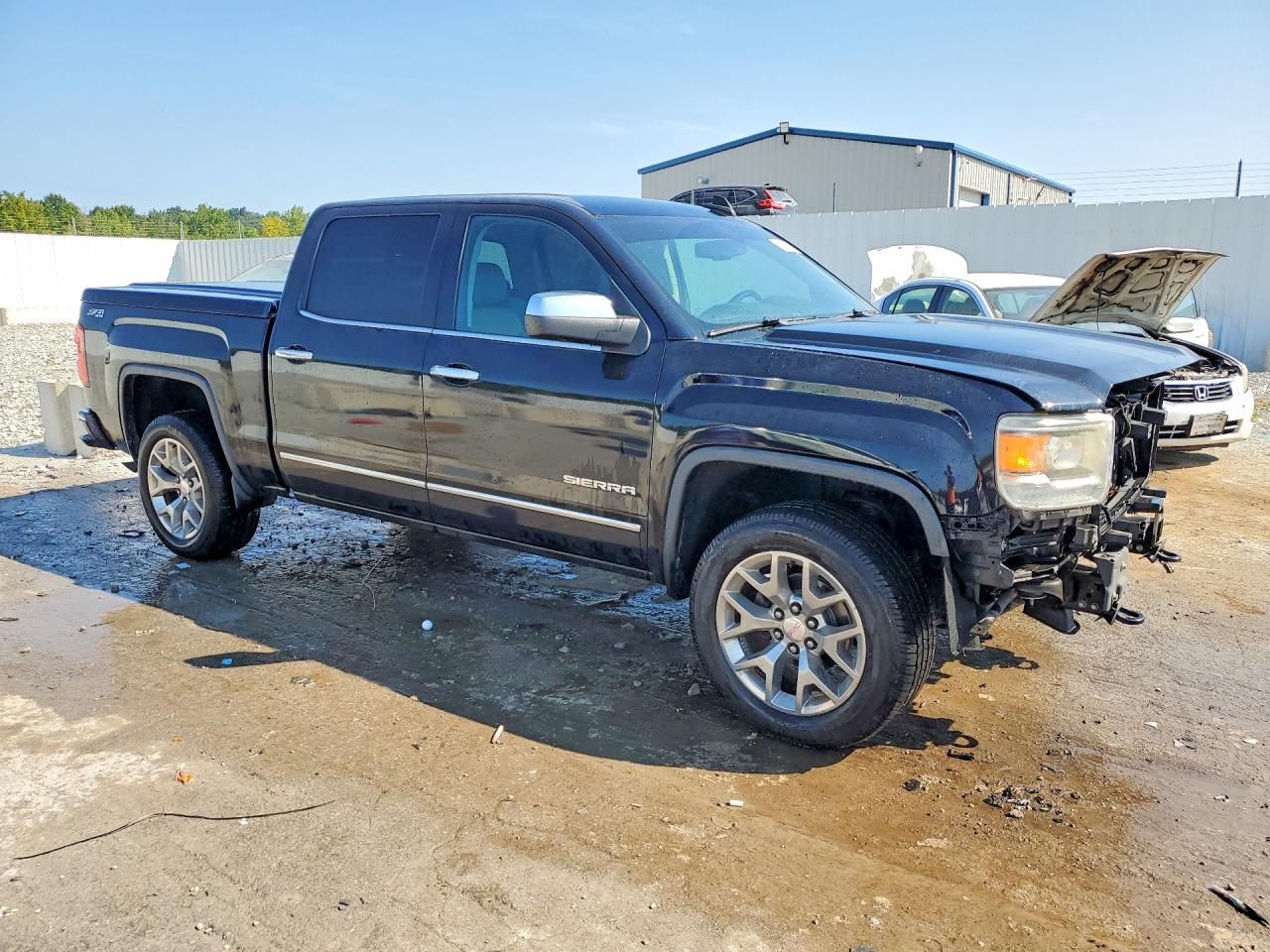 2015 Gmc Sierra K1500 Slt Black vin: 3GTU2VEC7FG461065