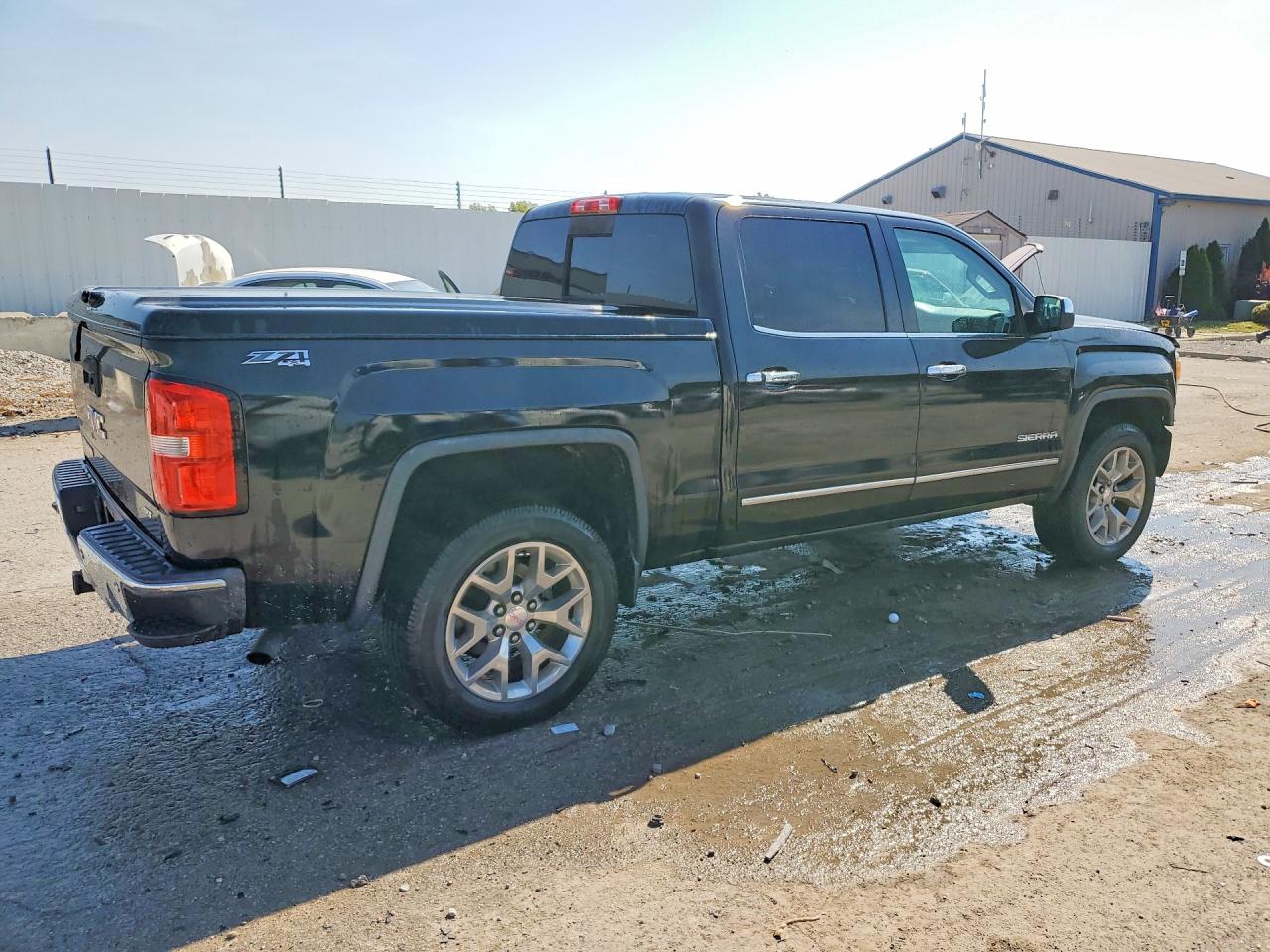 2015 Gmc Sierra K1500 Slt Black vin: 3GTU2VEC7FG461065