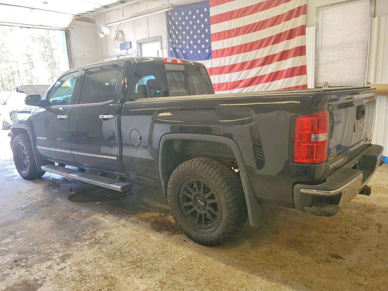 2014 Gmc Sierra K1500 Slt Black vin: 3GTU2VEC8EG161355