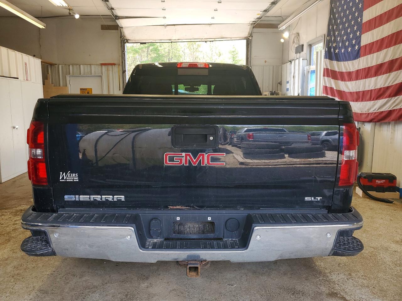 2014 Gmc Sierra K1500 Slt Black vin: 3GTU2VEC8EG161355