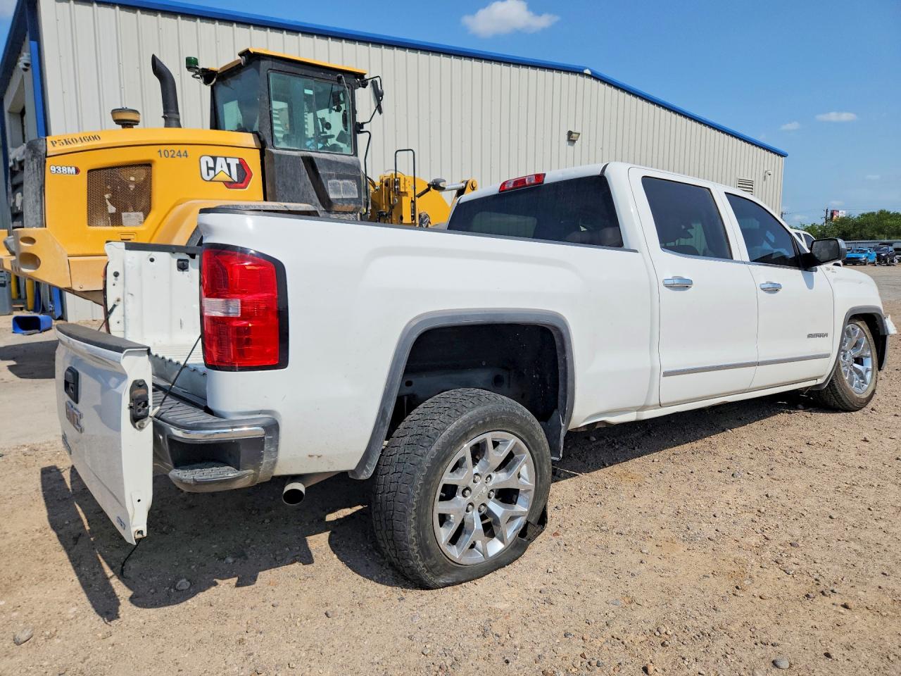 2014 Gmc Sierra K1500 Slt Белый vin: 3GTU2VEC8EG282404