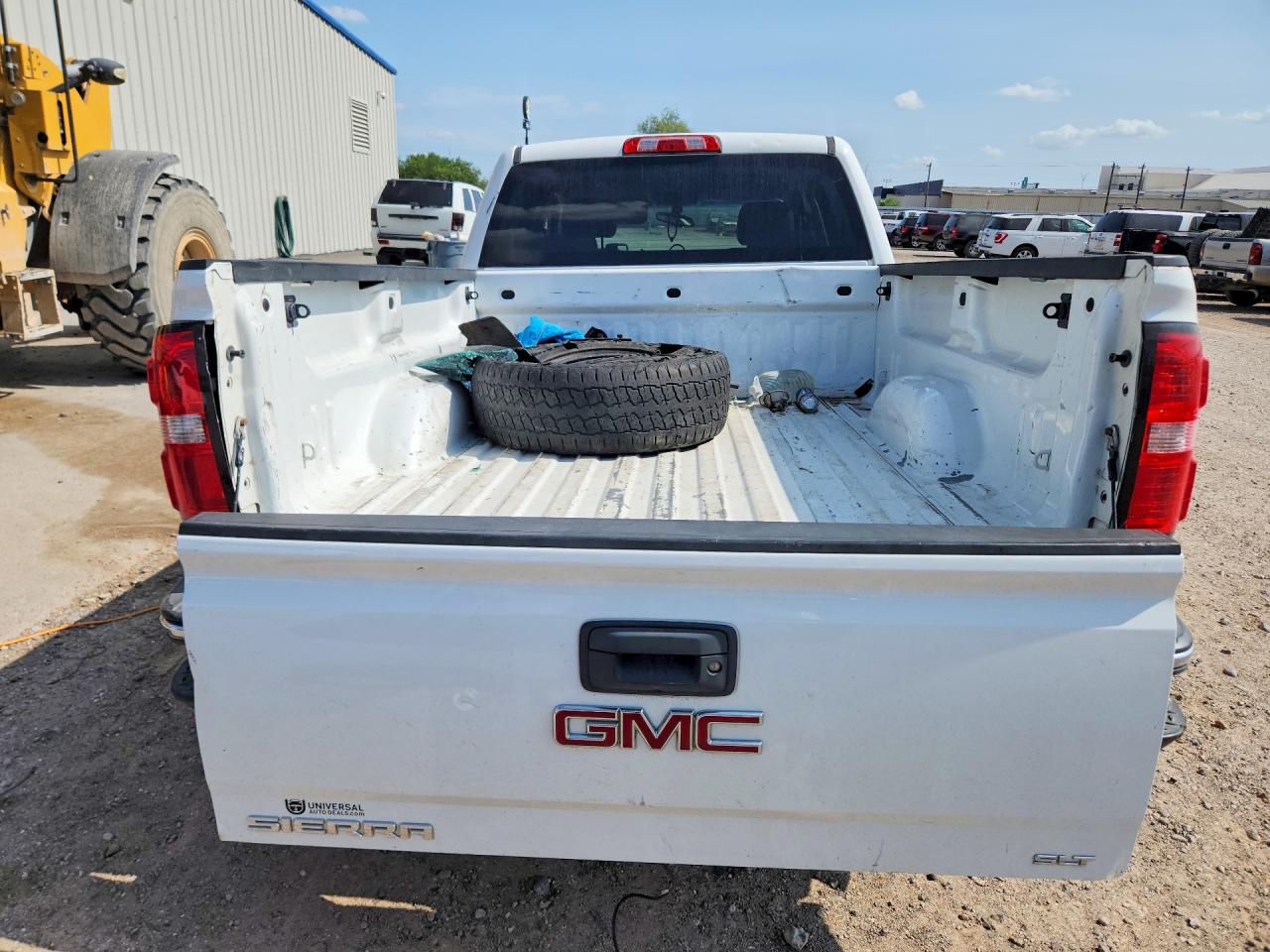 2014 Gmc Sierra K1500 Slt Белый vin: 3GTU2VEC8EG282404