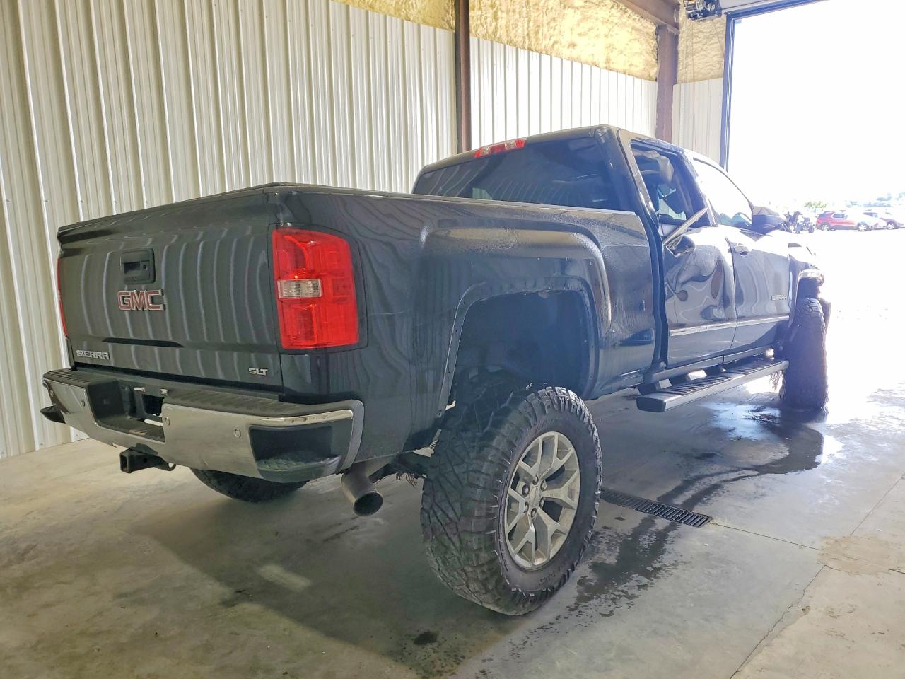 2014 Gmc Sierra K1500 Slt Black vin: 3GTU2VEC8EG296495