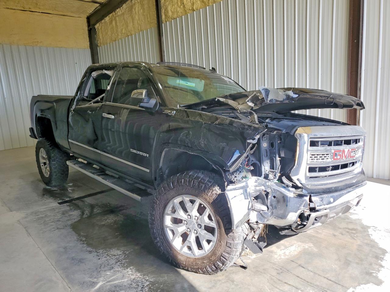 2014 Gmc Sierra K1500 Slt Black vin: 3GTU2VEC8EG296495