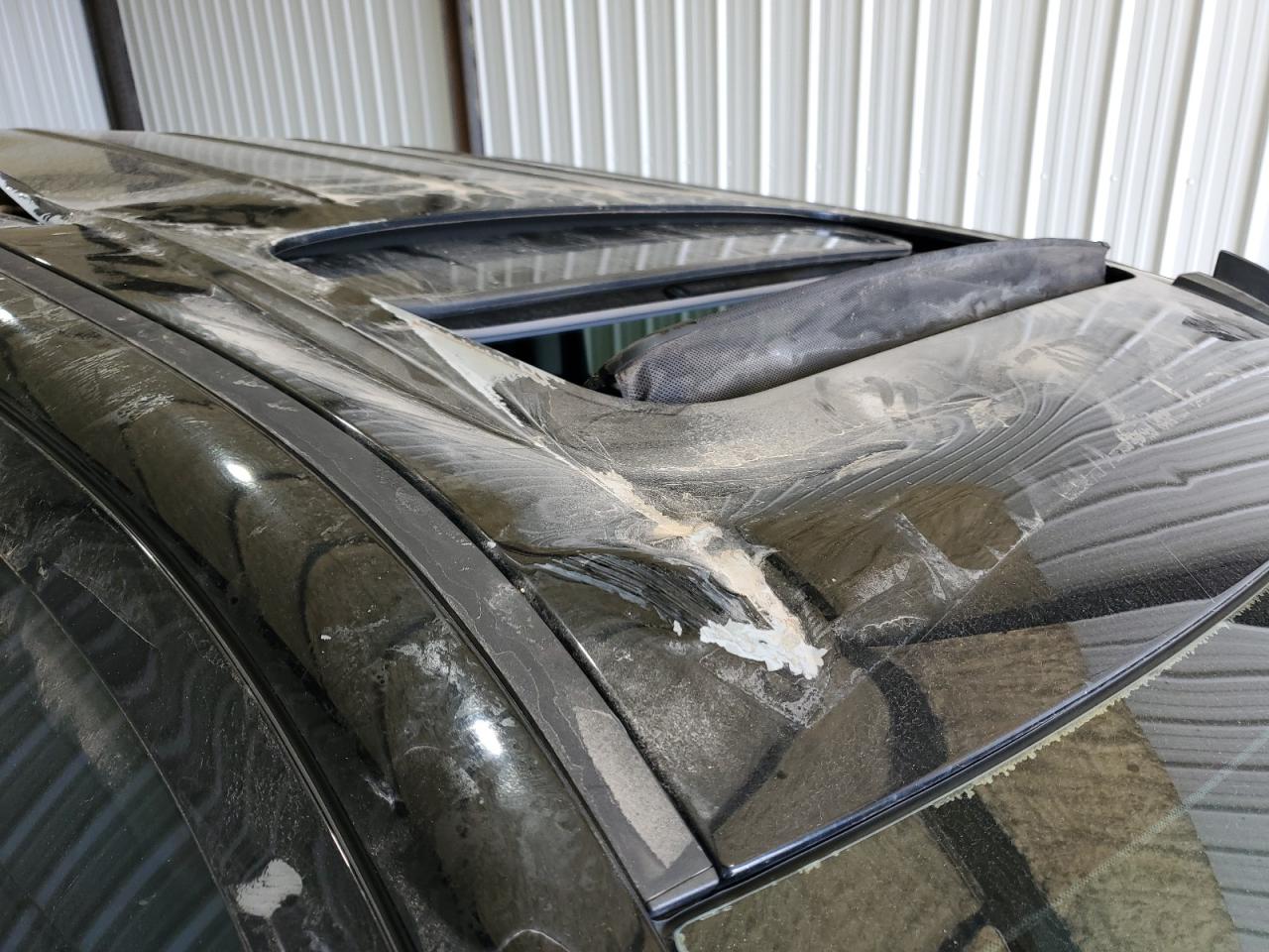 2014 Gmc Sierra K1500 Slt Black vin: 3GTU2VEC8EG296495 Damage: Roof Panel, Severe Damage, Replacement Required