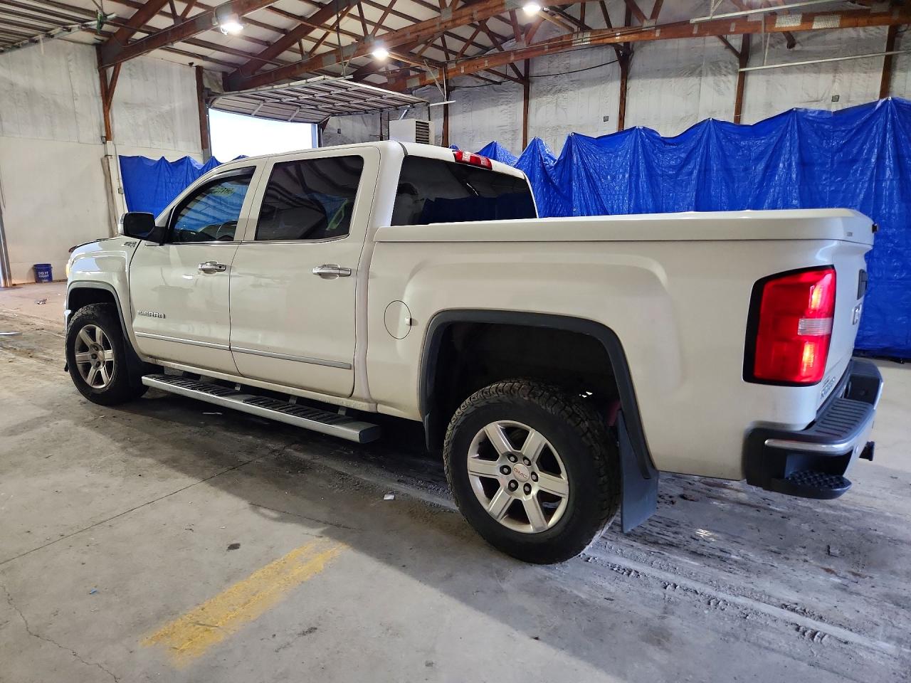 2014 Gmc Sierra K1500 Slt Silver vin: 3GTU2VEC8EG306104