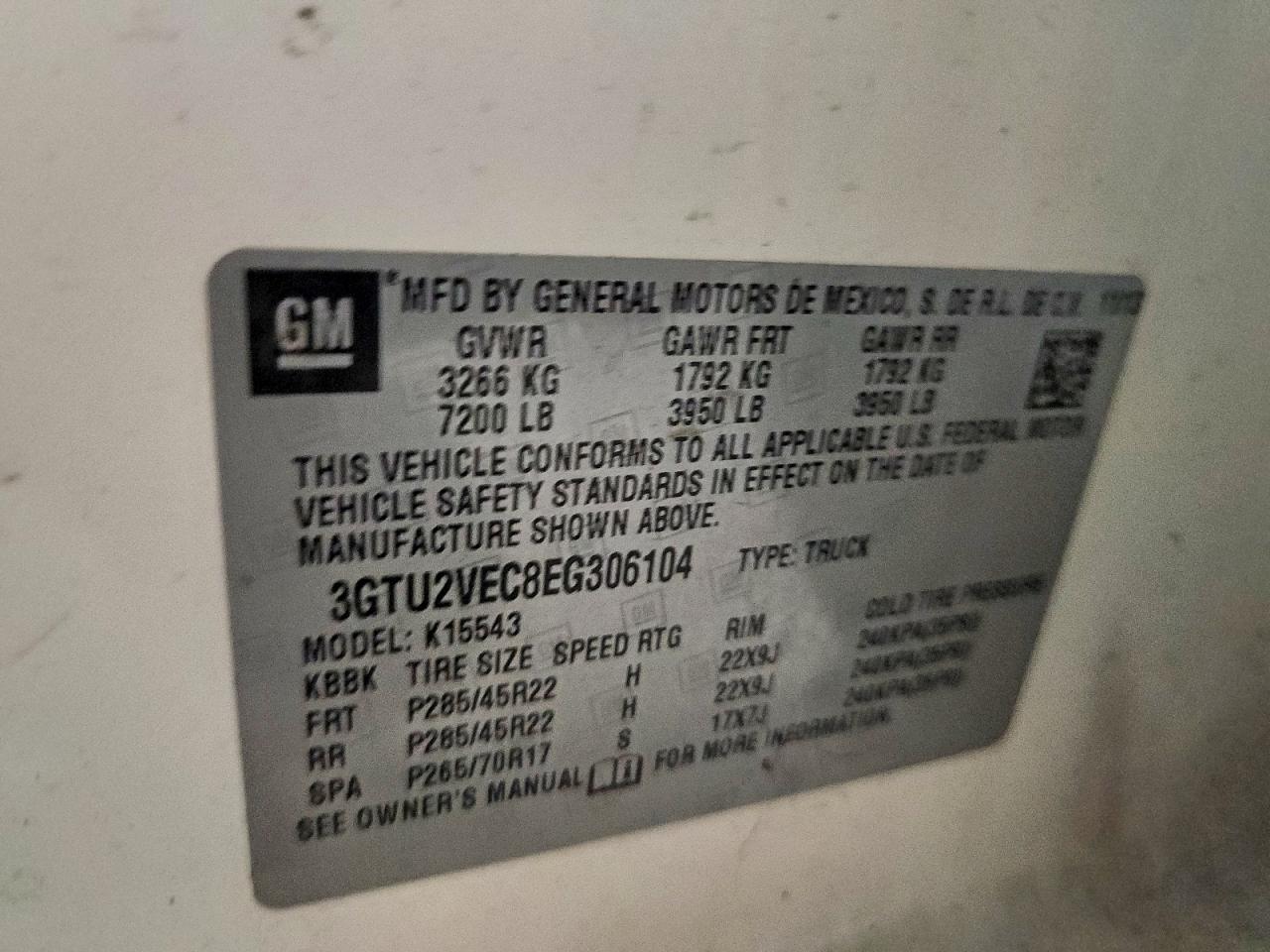2014 Gmc Sierra K1500 Slt Silver vin: 3GTU2VEC8EG306104