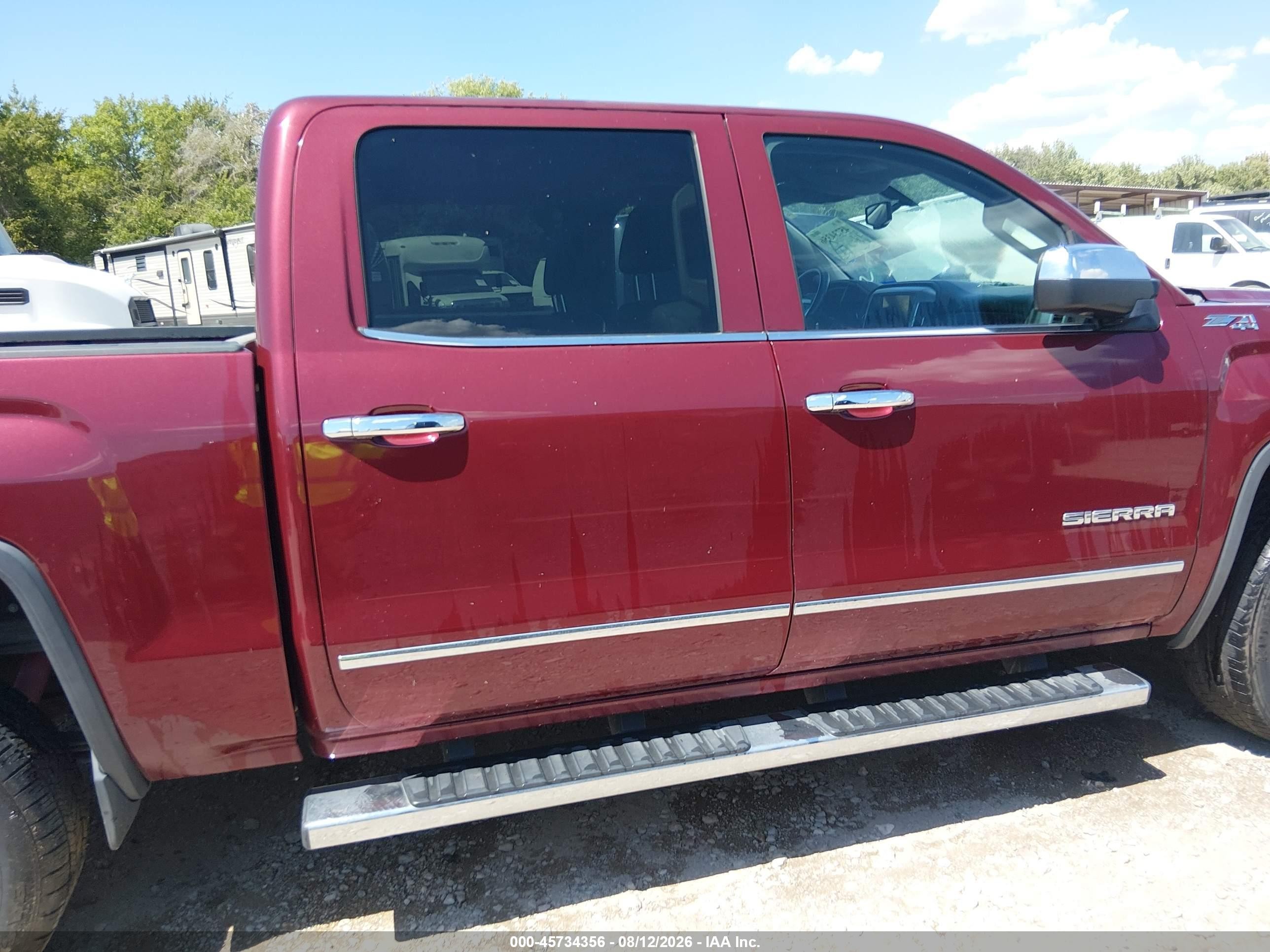 2014 Gmc Sierra 1500 Slt Burgundy vin: 3GTU2VEC8EG328930